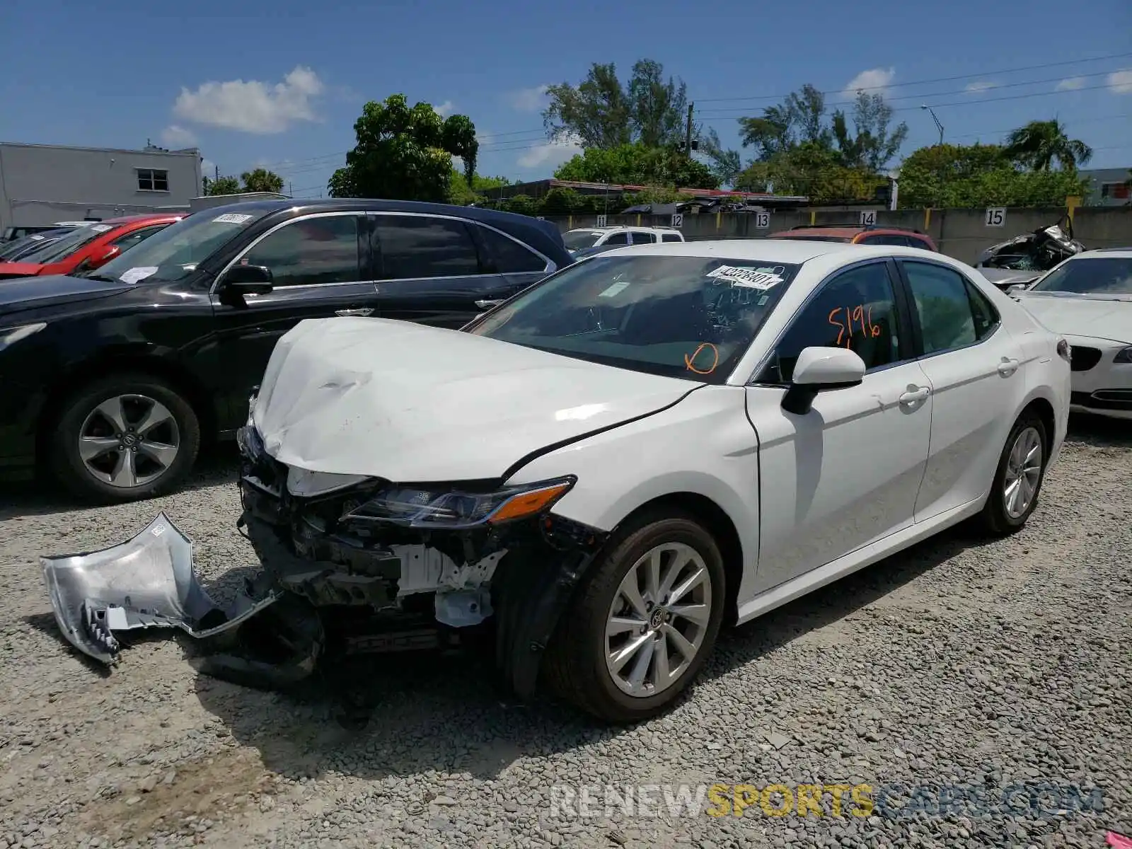 2 Photograph of a damaged car 4T1C11AK0MU439080 TOYOTA CAMRY 2021