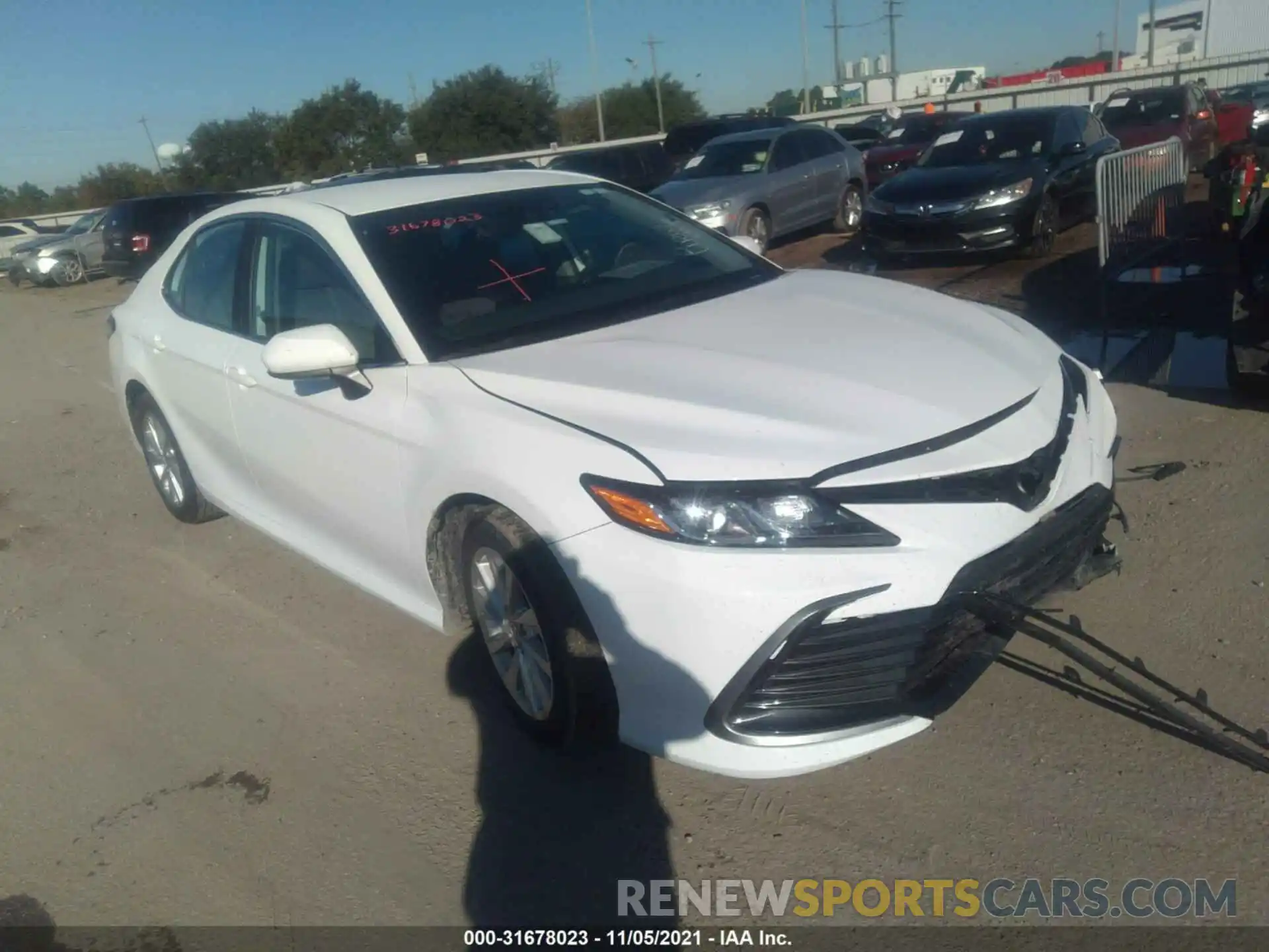 1 Photograph of a damaged car 4T1C11AK0MU441024 TOYOTA CAMRY 2021