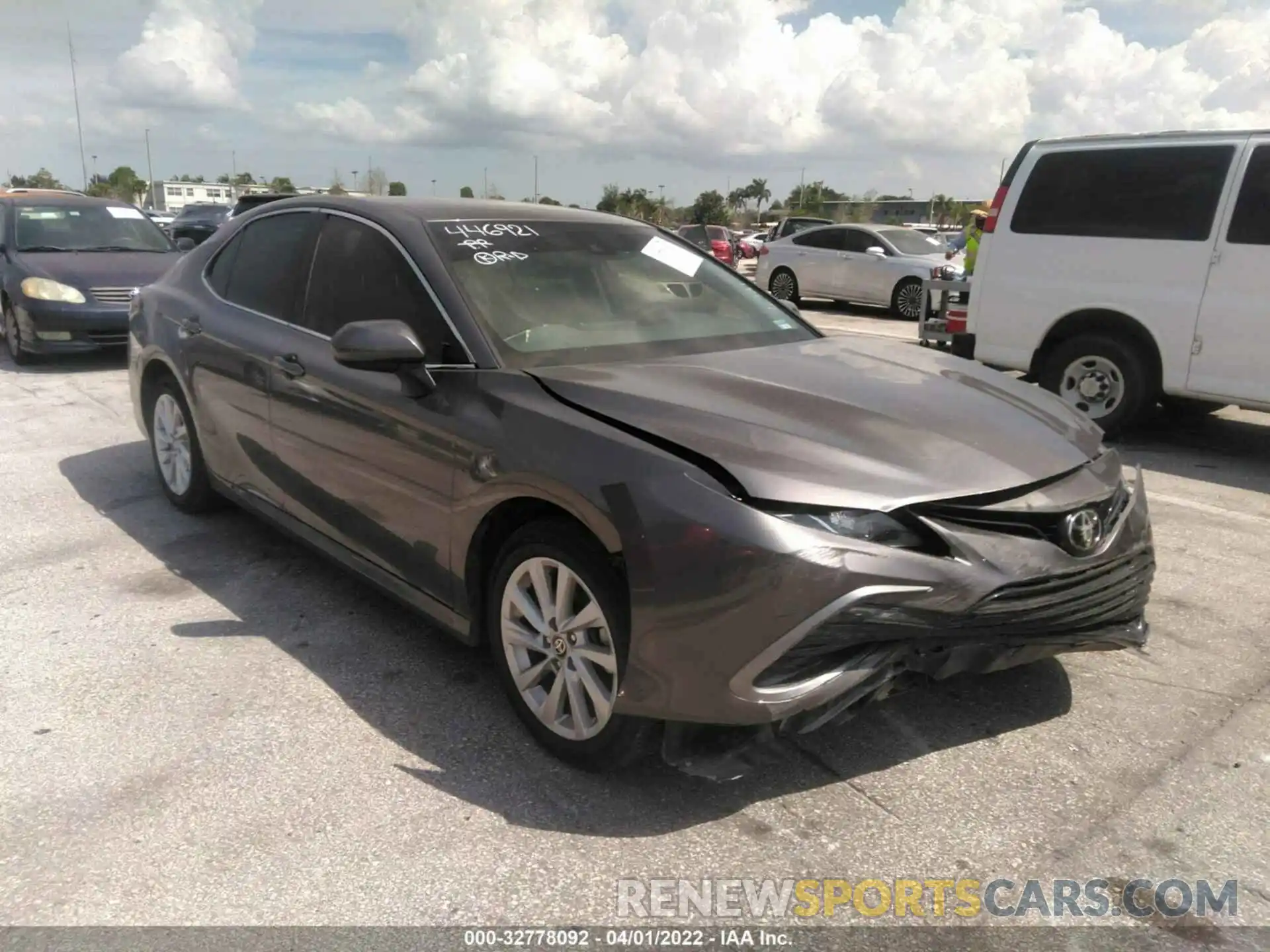 1 Photograph of a damaged car 4T1C11AK0MU446921 TOYOTA CAMRY 2021