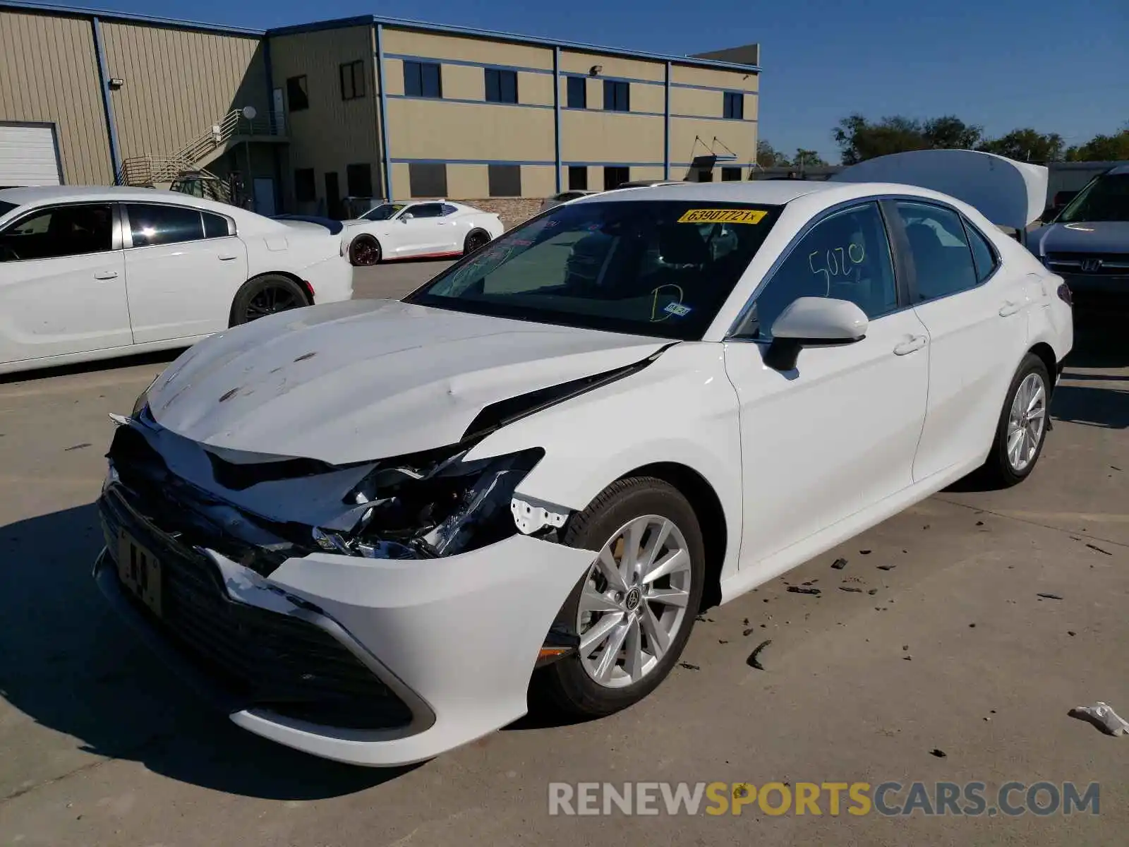 2 Photograph of a damaged car 4T1C11AK0MU447521 TOYOTA CAMRY 2021