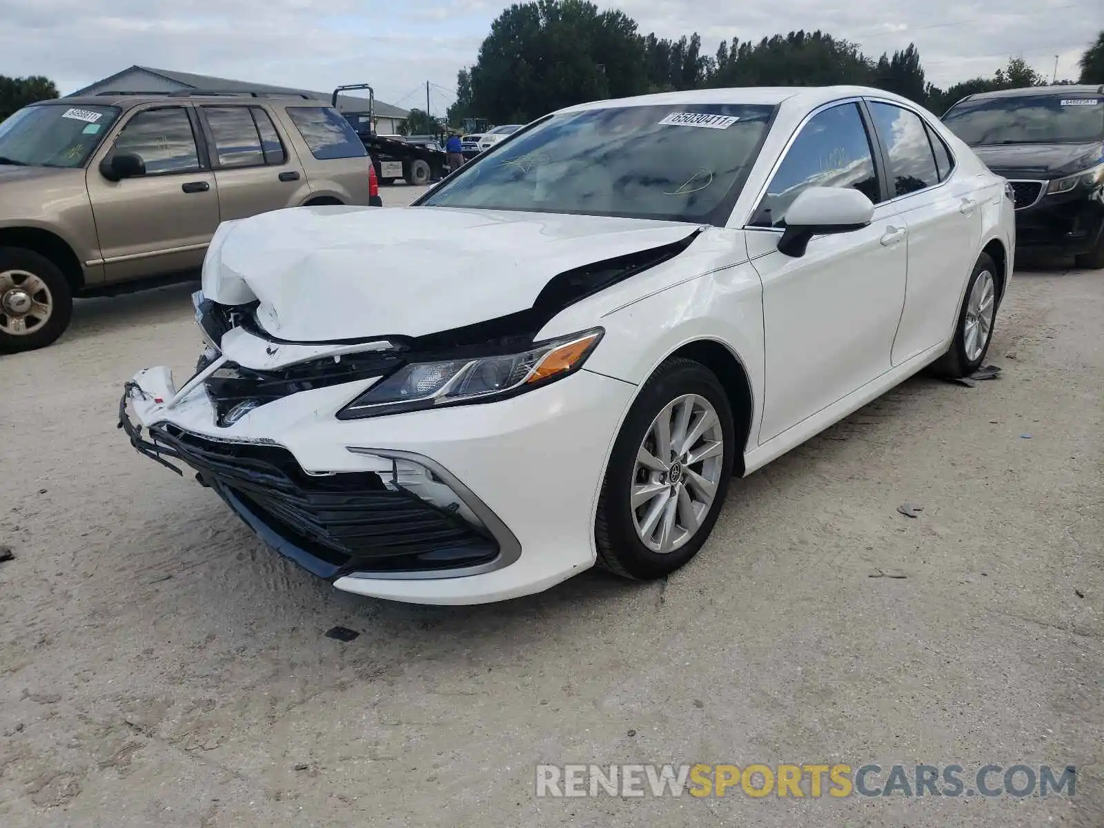 2 Photograph of a damaged car 4T1C11AK0MU447843 TOYOTA CAMRY 2021