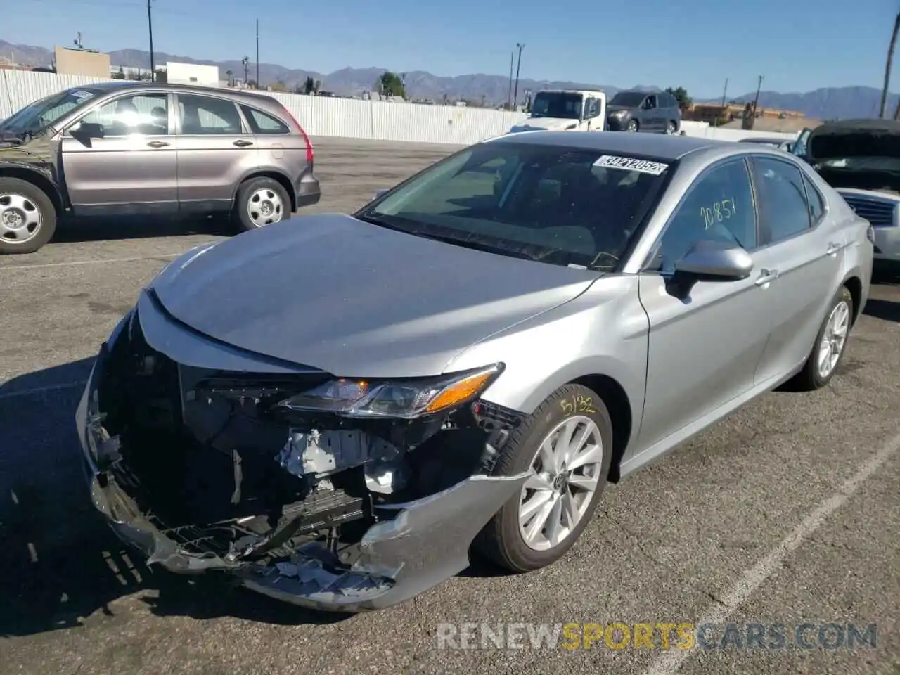 2 Photograph of a damaged car 4T1C11AK0MU454906 TOYOTA CAMRY 2021