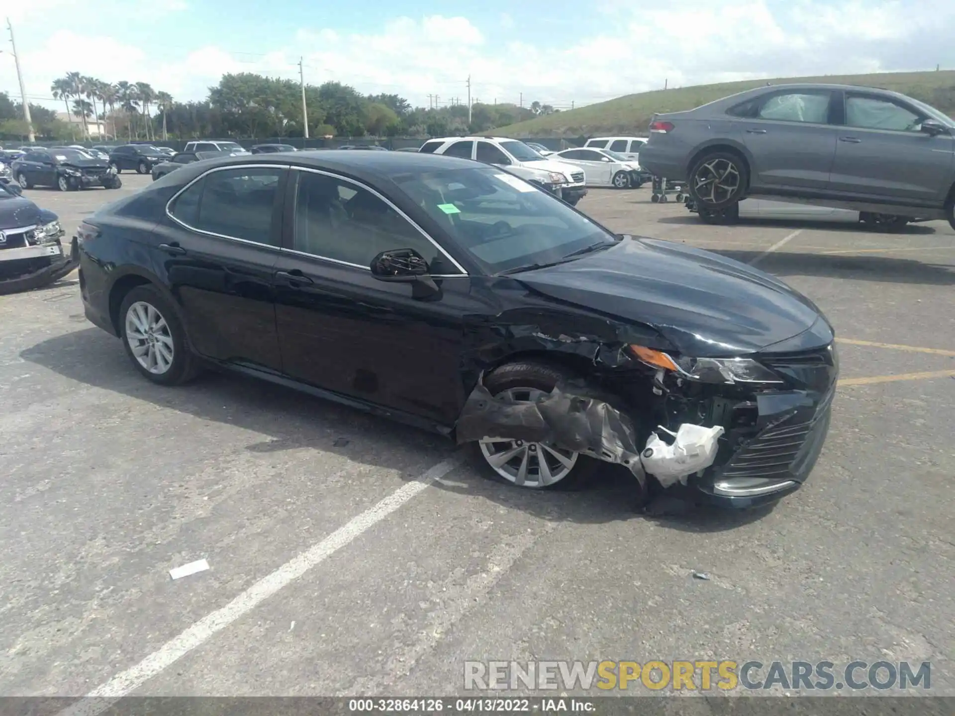 1 Photograph of a damaged car 4T1C11AK0MU455179 TOYOTA CAMRY 2021