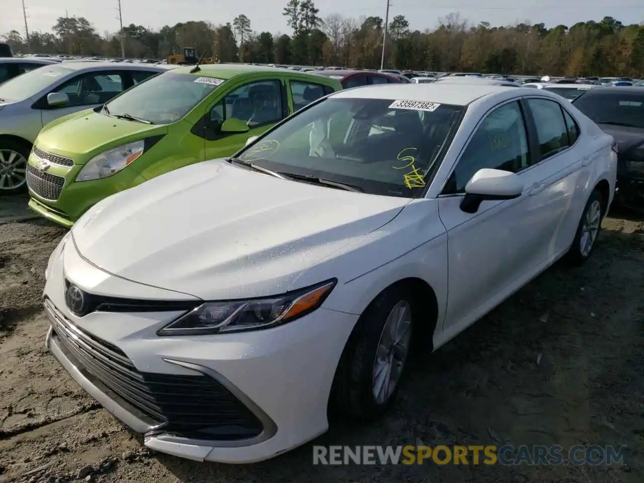 2 Photograph of a damaged car 4T1C11AK0MU459409 TOYOTA CAMRY 2021