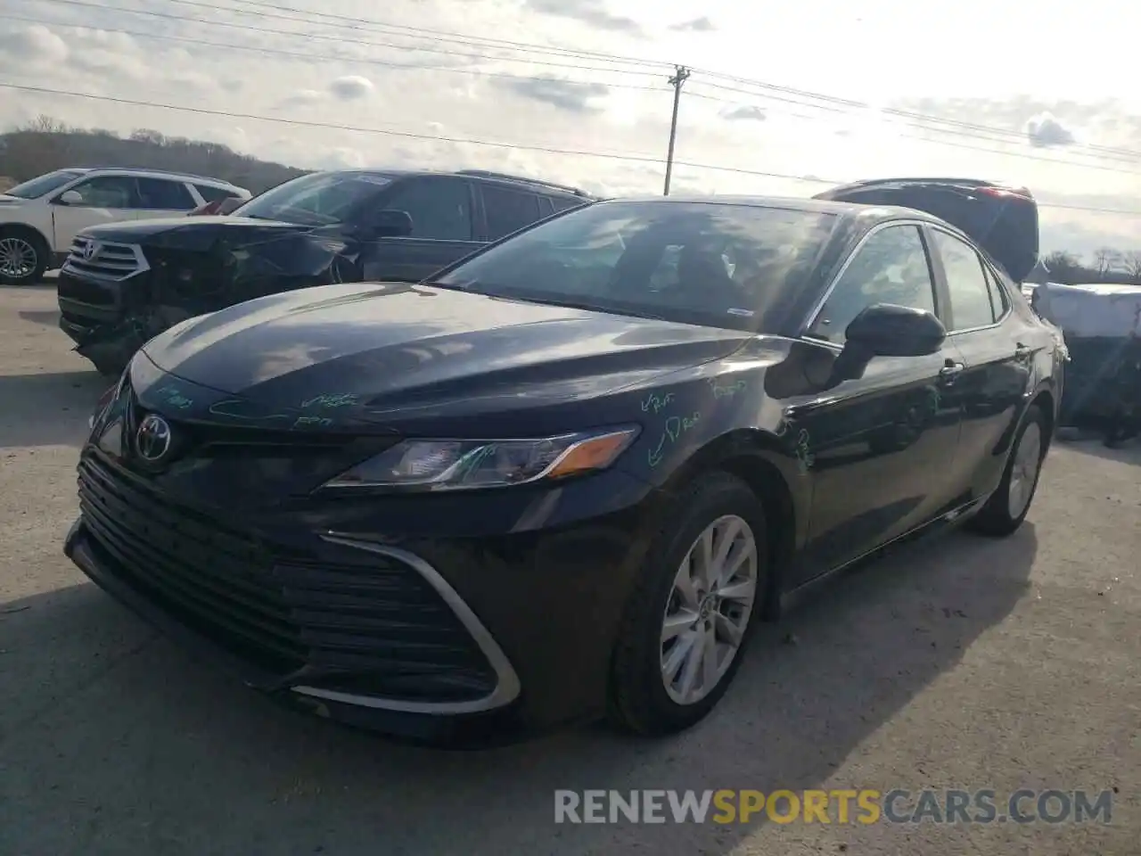 2 Photograph of a damaged car 4T1C11AK0MU462388 TOYOTA CAMRY 2021