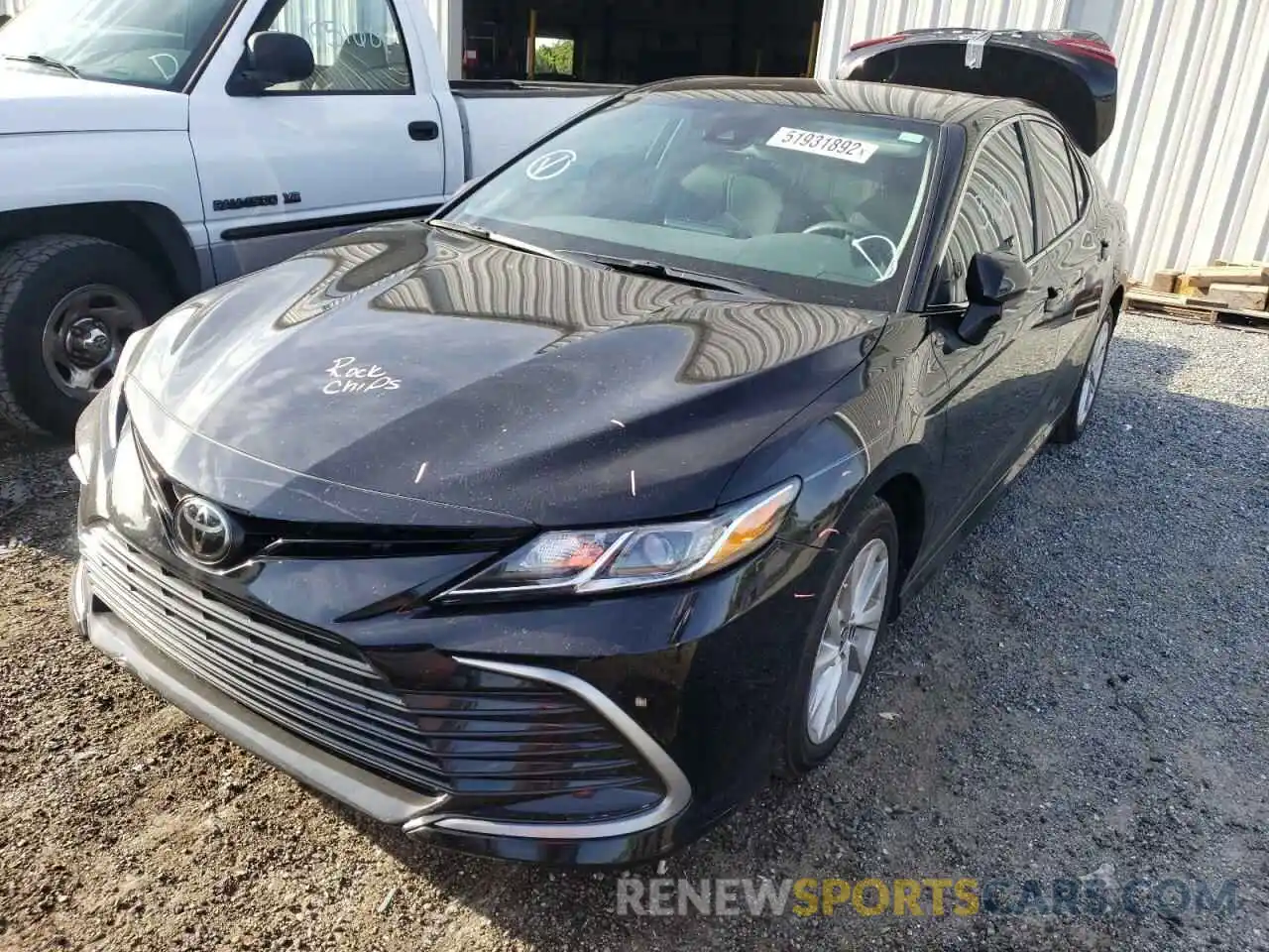 2 Photograph of a damaged car 4T1C11AK0MU467736 TOYOTA CAMRY 2021