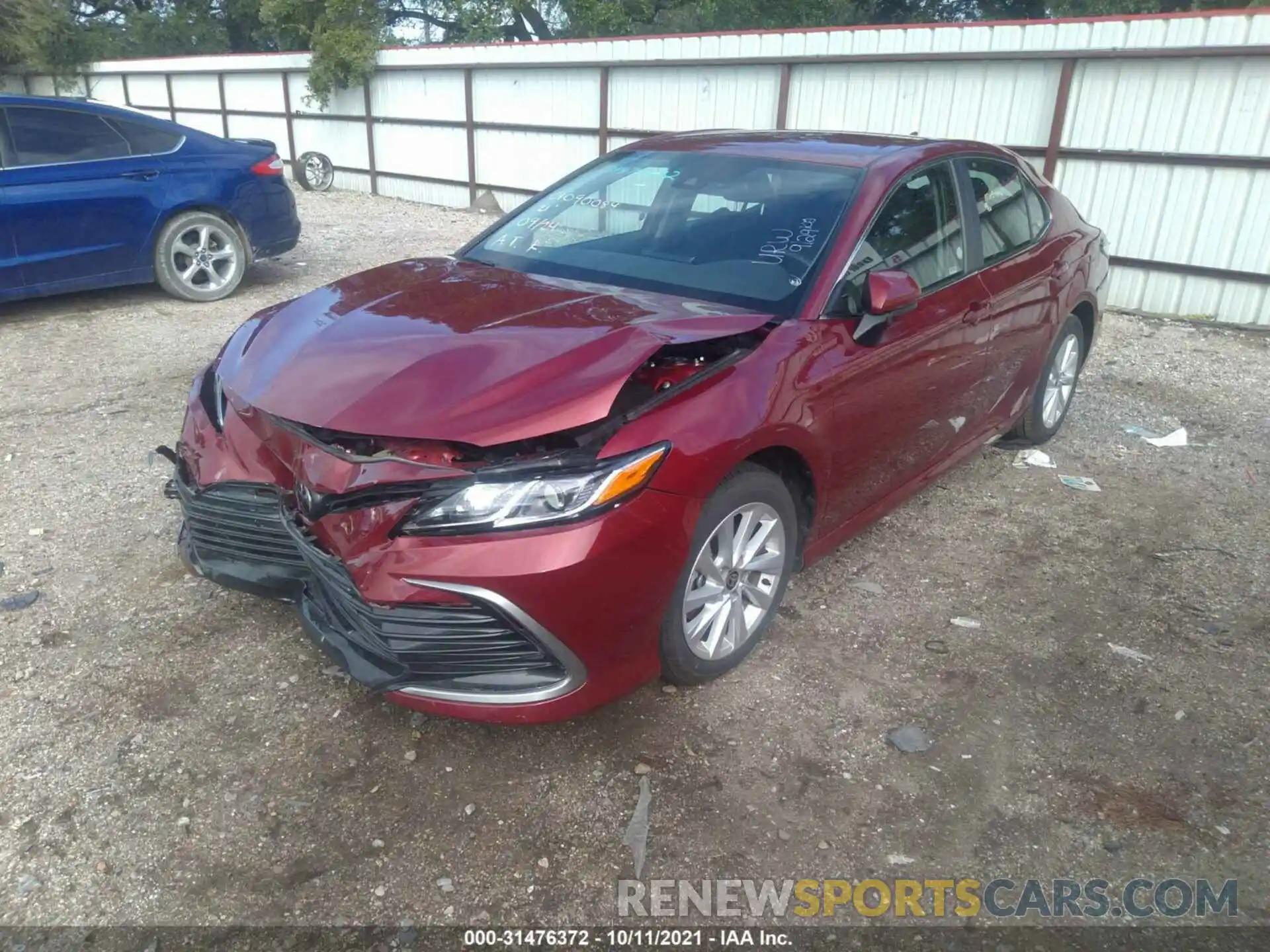 2 Photograph of a damaged car 4T1C11AK0MU467753 TOYOTA CAMRY 2021