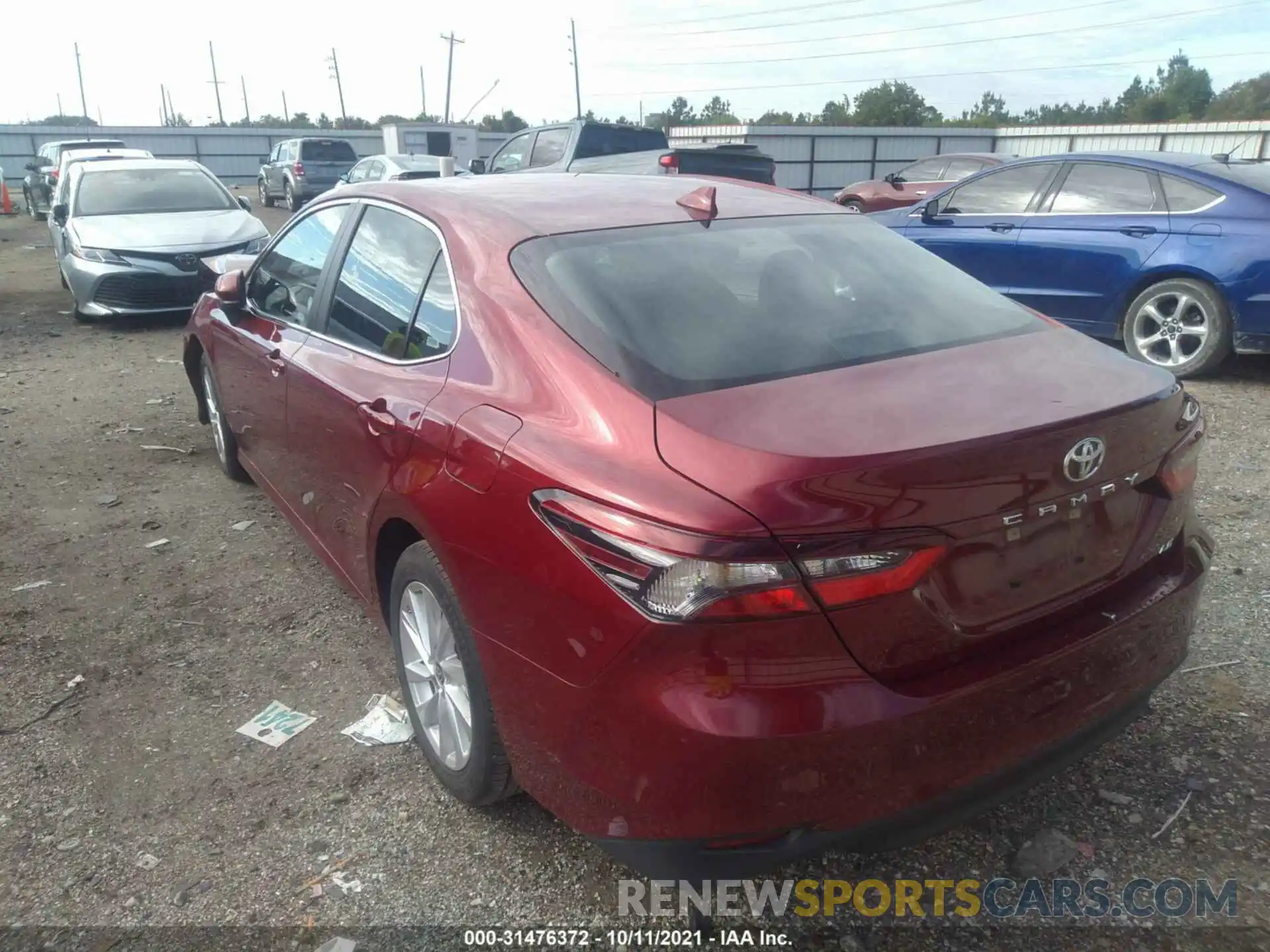 3 Photograph of a damaged car 4T1C11AK0MU467753 TOYOTA CAMRY 2021