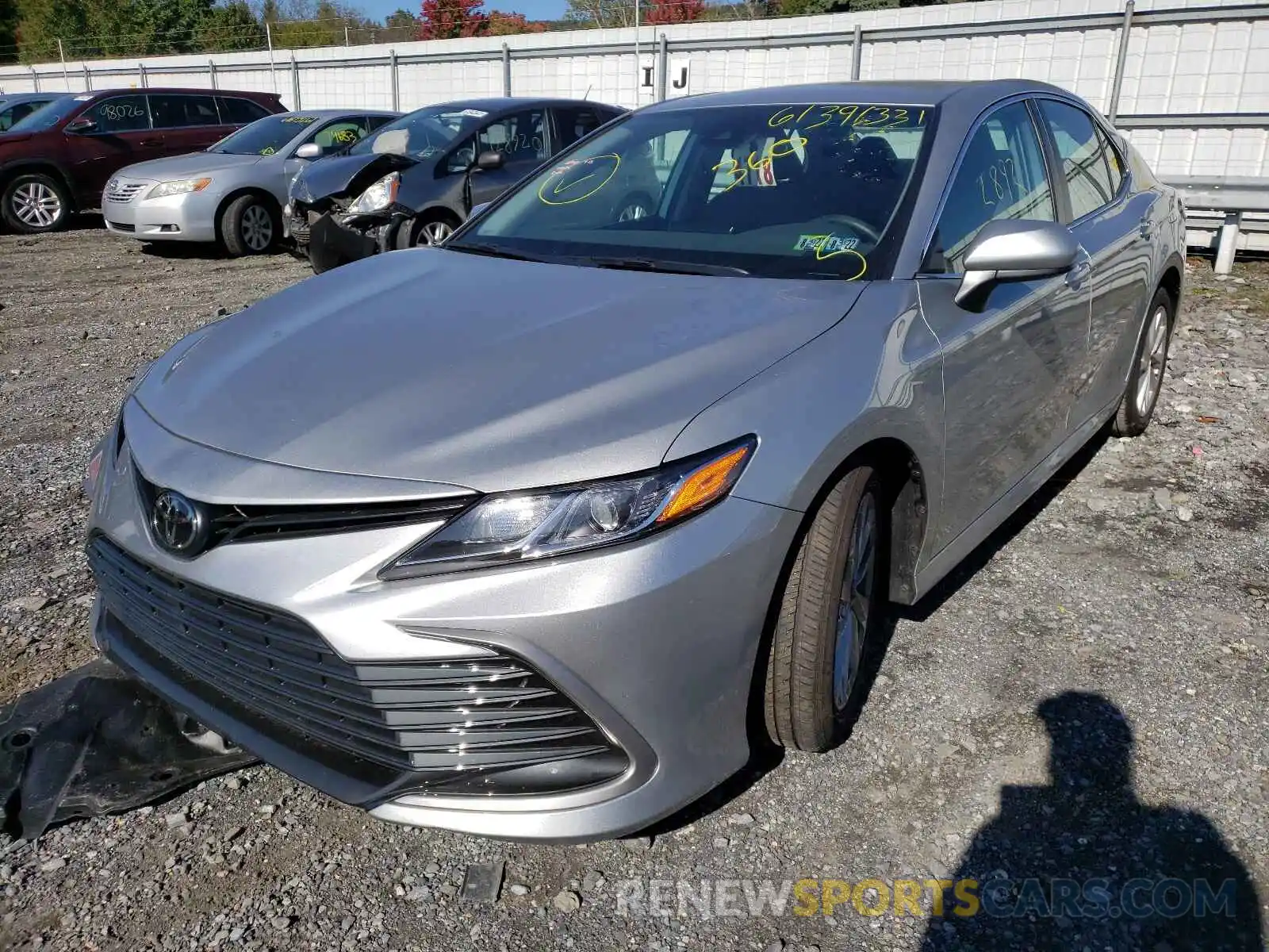 2 Photograph of a damaged car 4T1C11AK0MU492409 TOYOTA CAMRY 2021