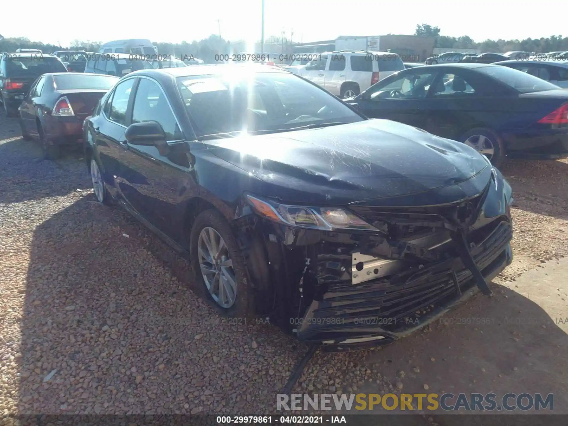 1 Photograph of a damaged car 4T1C11AK0MU512156 TOYOTA CAMRY 2021