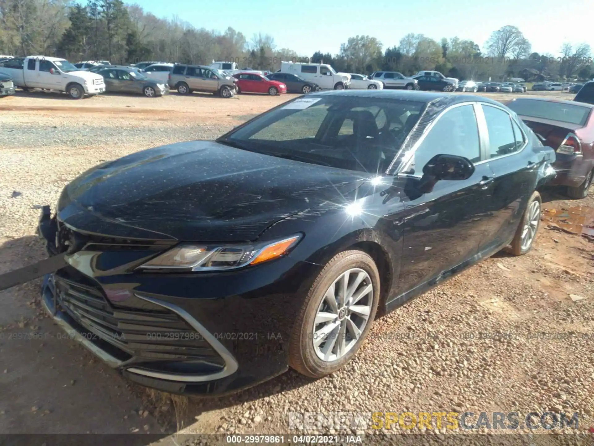 2 Photograph of a damaged car 4T1C11AK0MU512156 TOYOTA CAMRY 2021