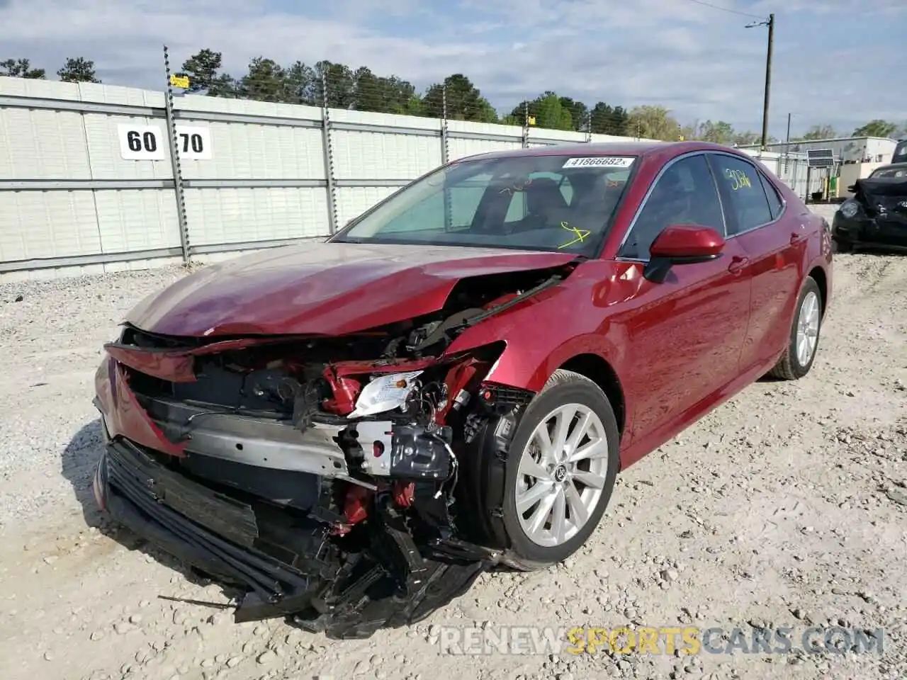 2 Photograph of a damaged car 4T1C11AK0MU521455 TOYOTA CAMRY 2021