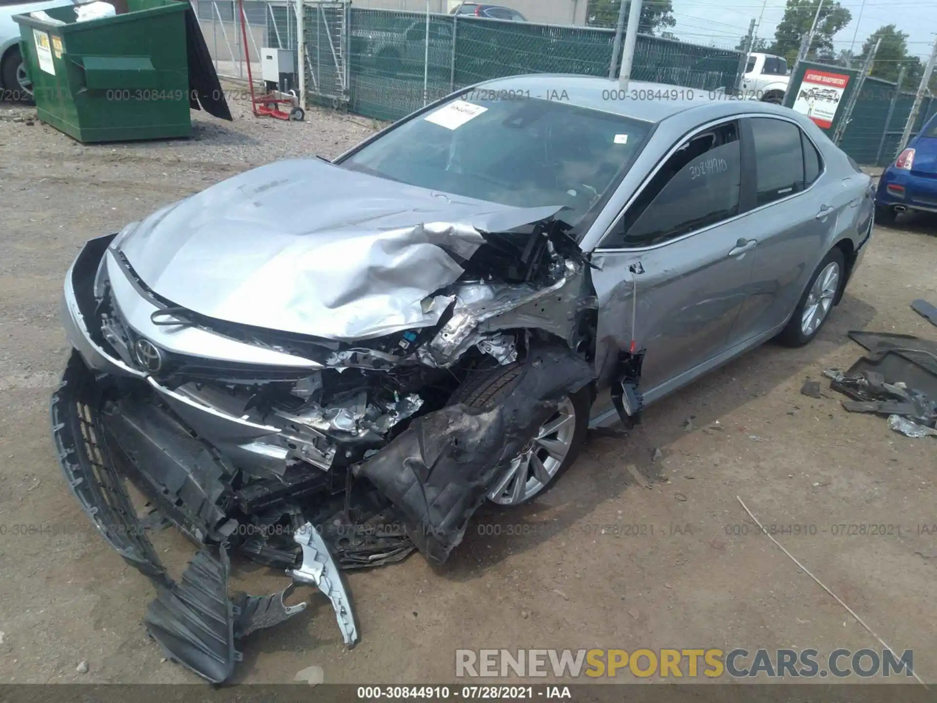 2 Photograph of a damaged car 4T1C11AK0MU550857 TOYOTA CAMRY 2021