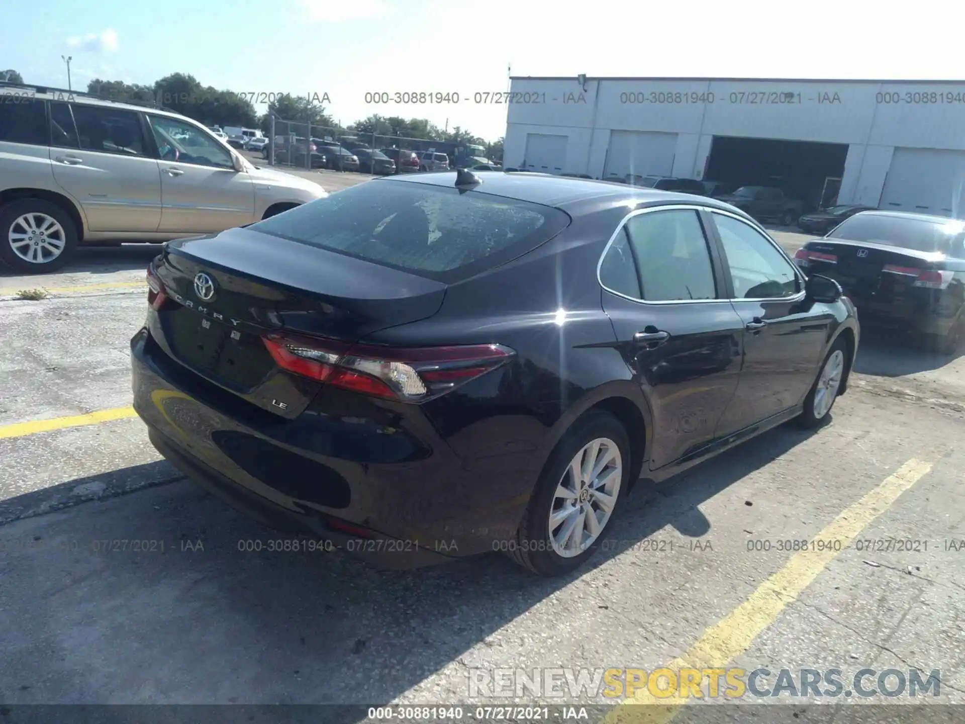 4 Photograph of a damaged car 4T1C11AK0MU555153 TOYOTA CAMRY 2021