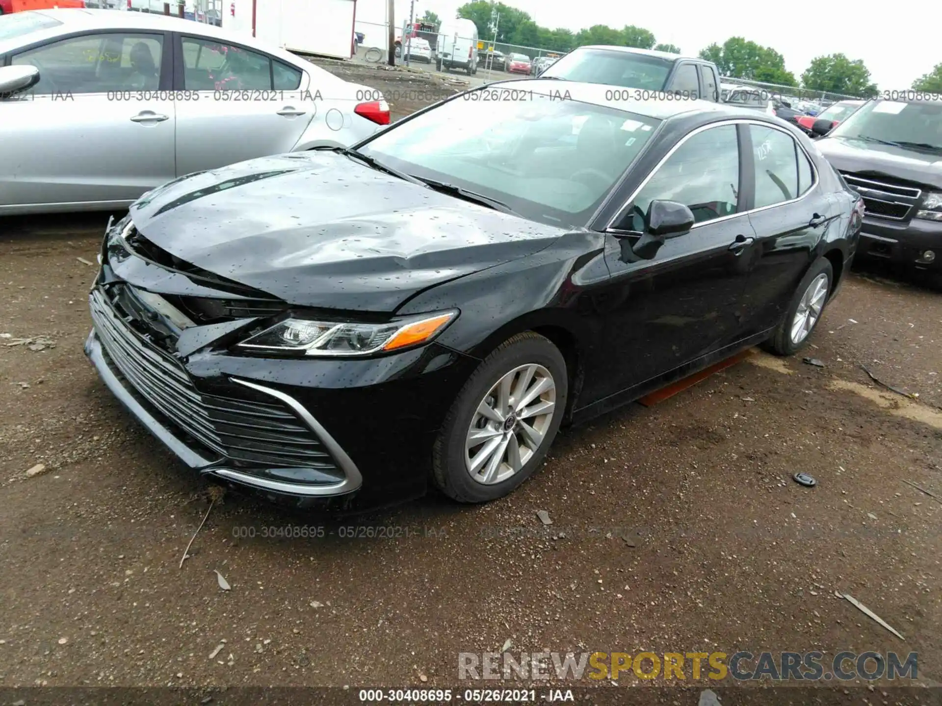 2 Photograph of a damaged car 4T1C11AK0MU555198 TOYOTA CAMRY 2021