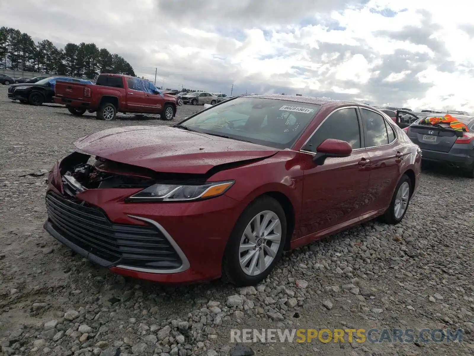 2 Photograph of a damaged car 4T1C11AK0MU579257 TOYOTA CAMRY 2021