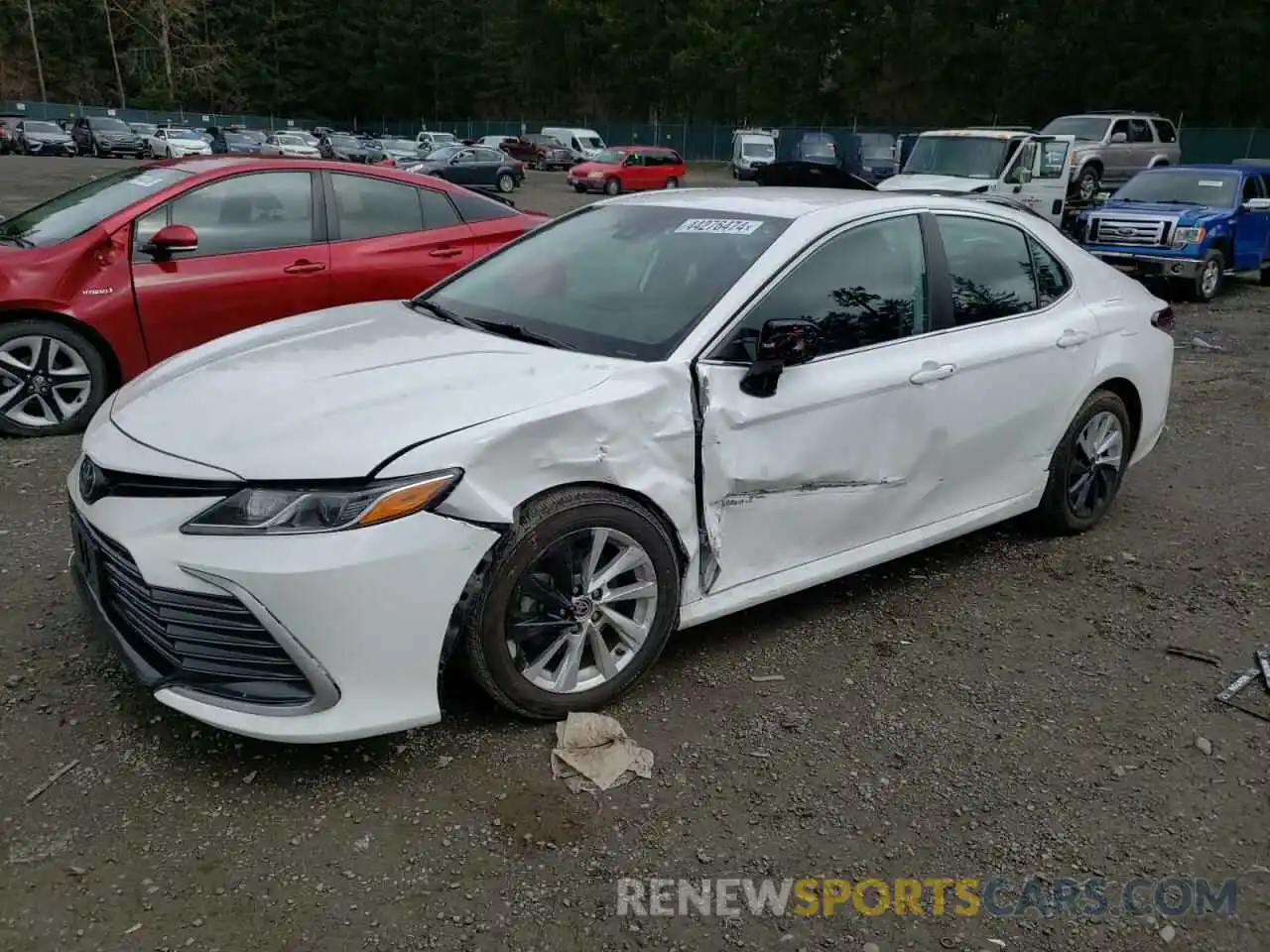 1 Photograph of a damaged car 4T1C11AK0MU591425 TOYOTA CAMRY 2021