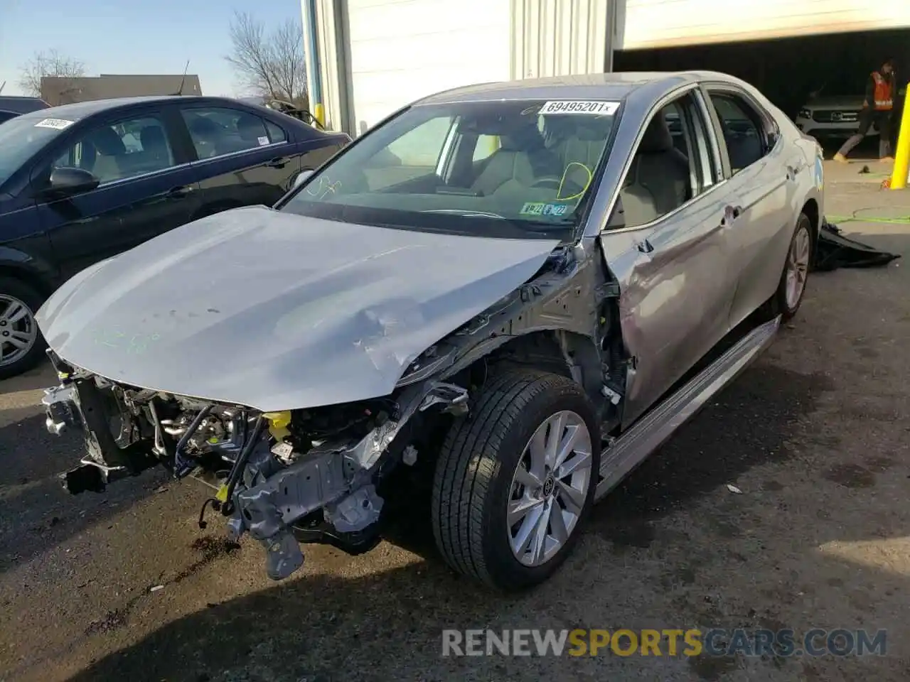 2 Photograph of a damaged car 4T1C11AK0MU595992 TOYOTA CAMRY 2021