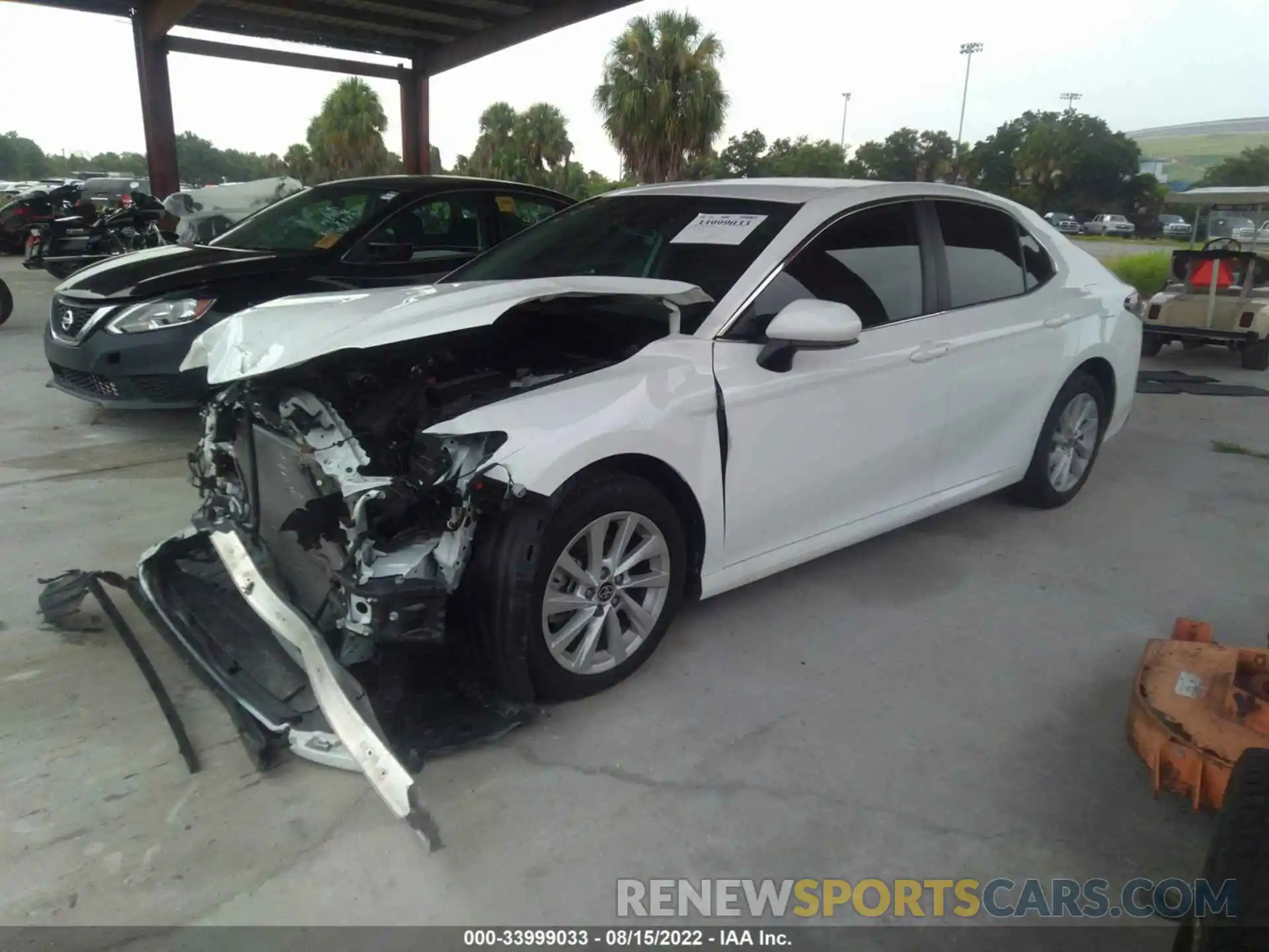 2 Photograph of a damaged car 4T1C11AK0MU614816 TOYOTA CAMRY 2021