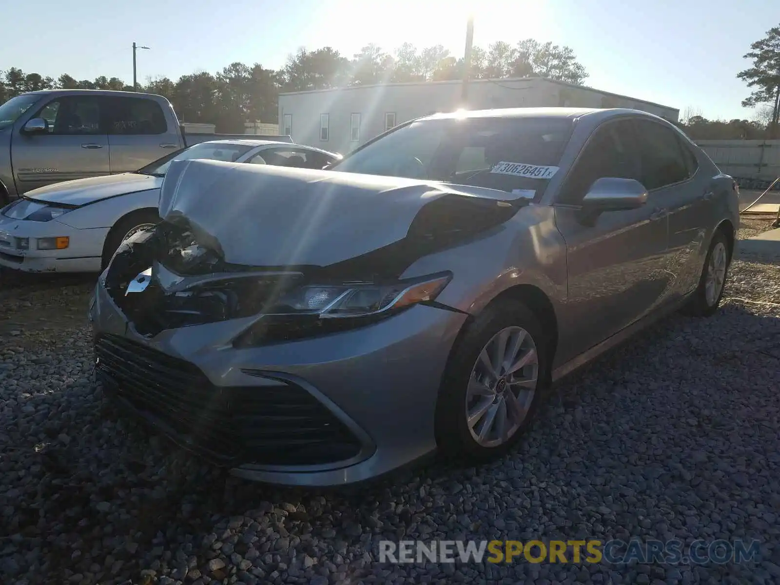 2 Photograph of a damaged car 4T1C11AK1MU402491 TOYOTA CAMRY 2021