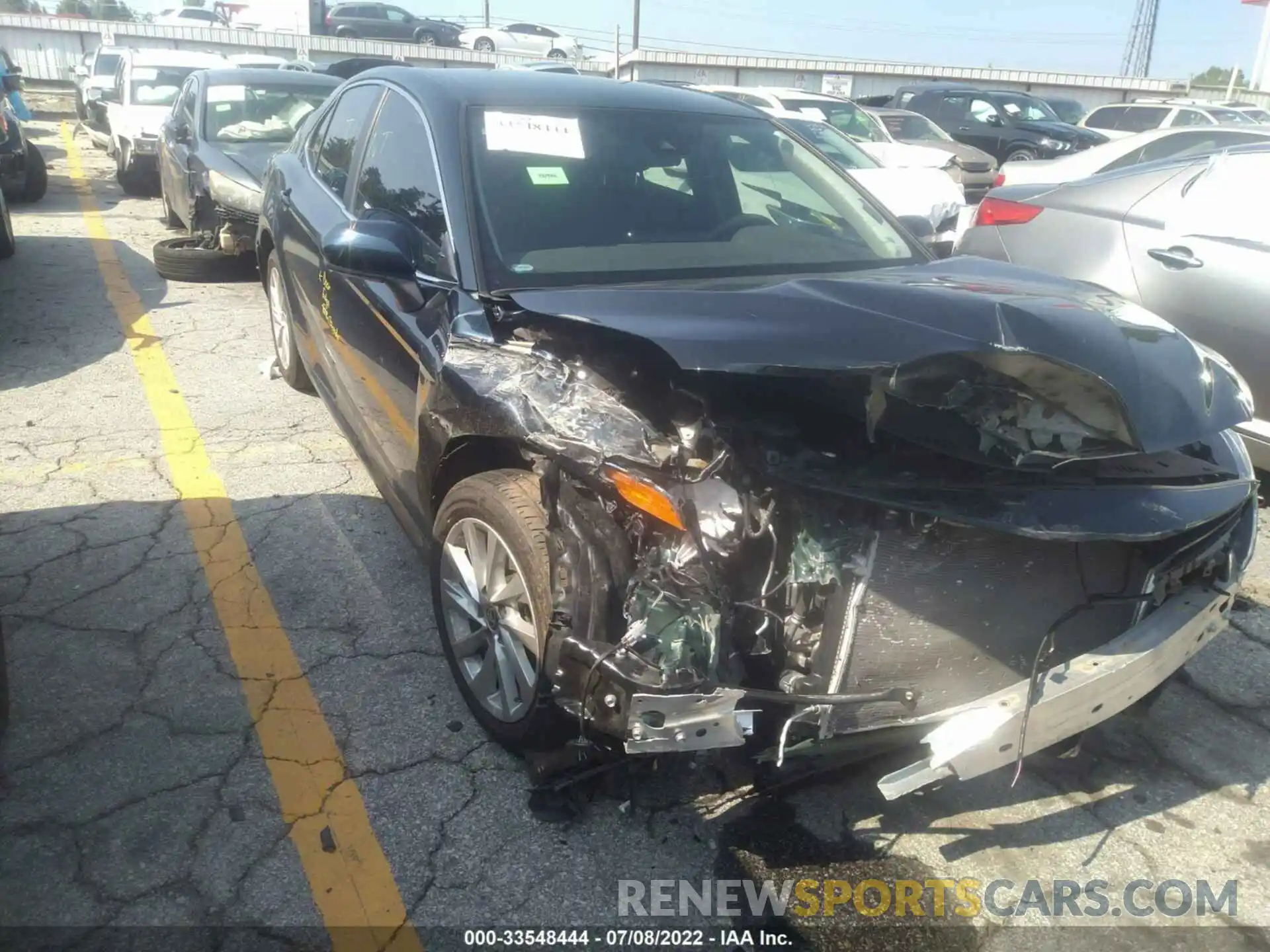 1 Photograph of a damaged car 4T1C11AK1MU423096 TOYOTA CAMRY 2021