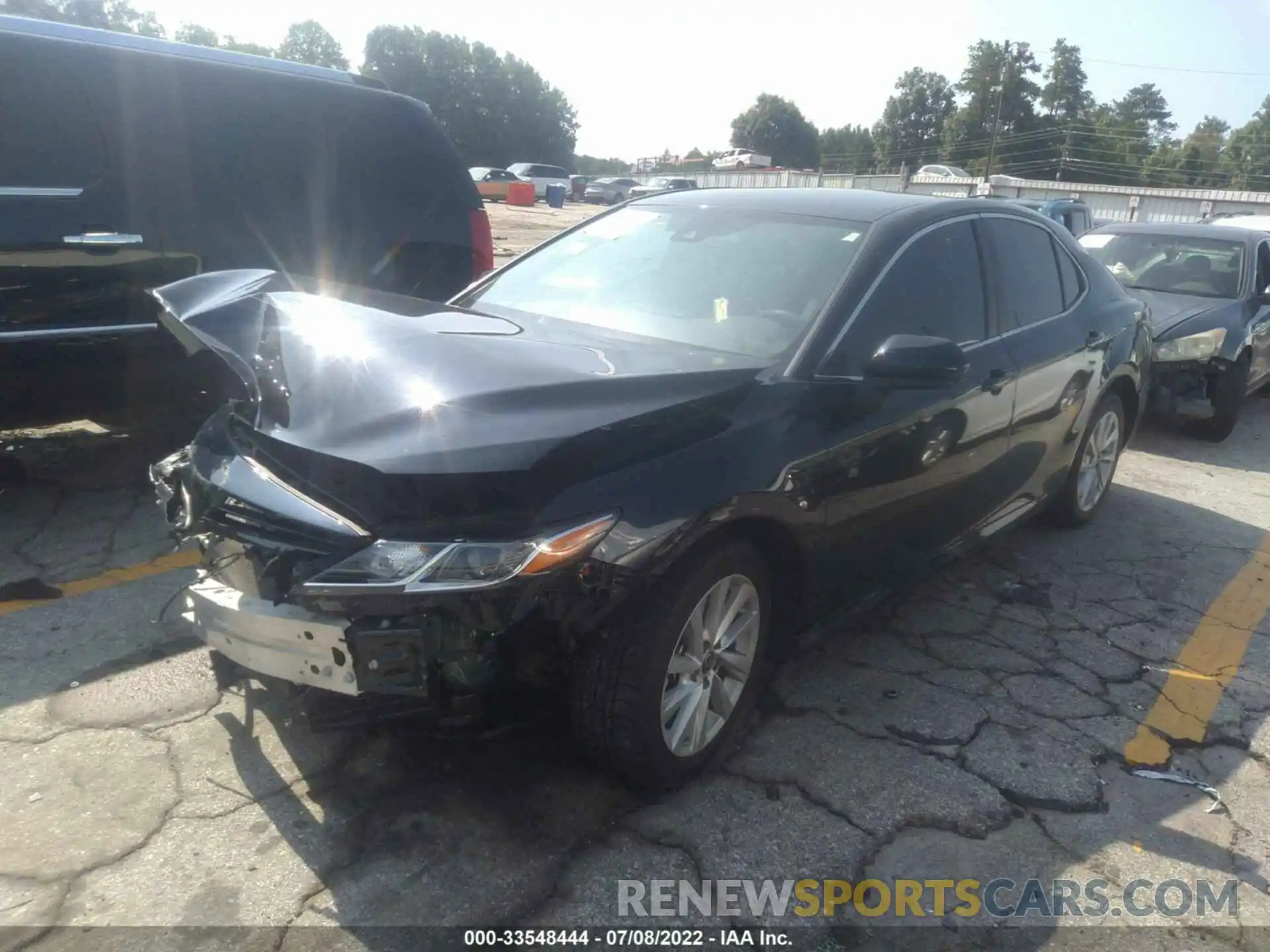 2 Photograph of a damaged car 4T1C11AK1MU423096 TOYOTA CAMRY 2021