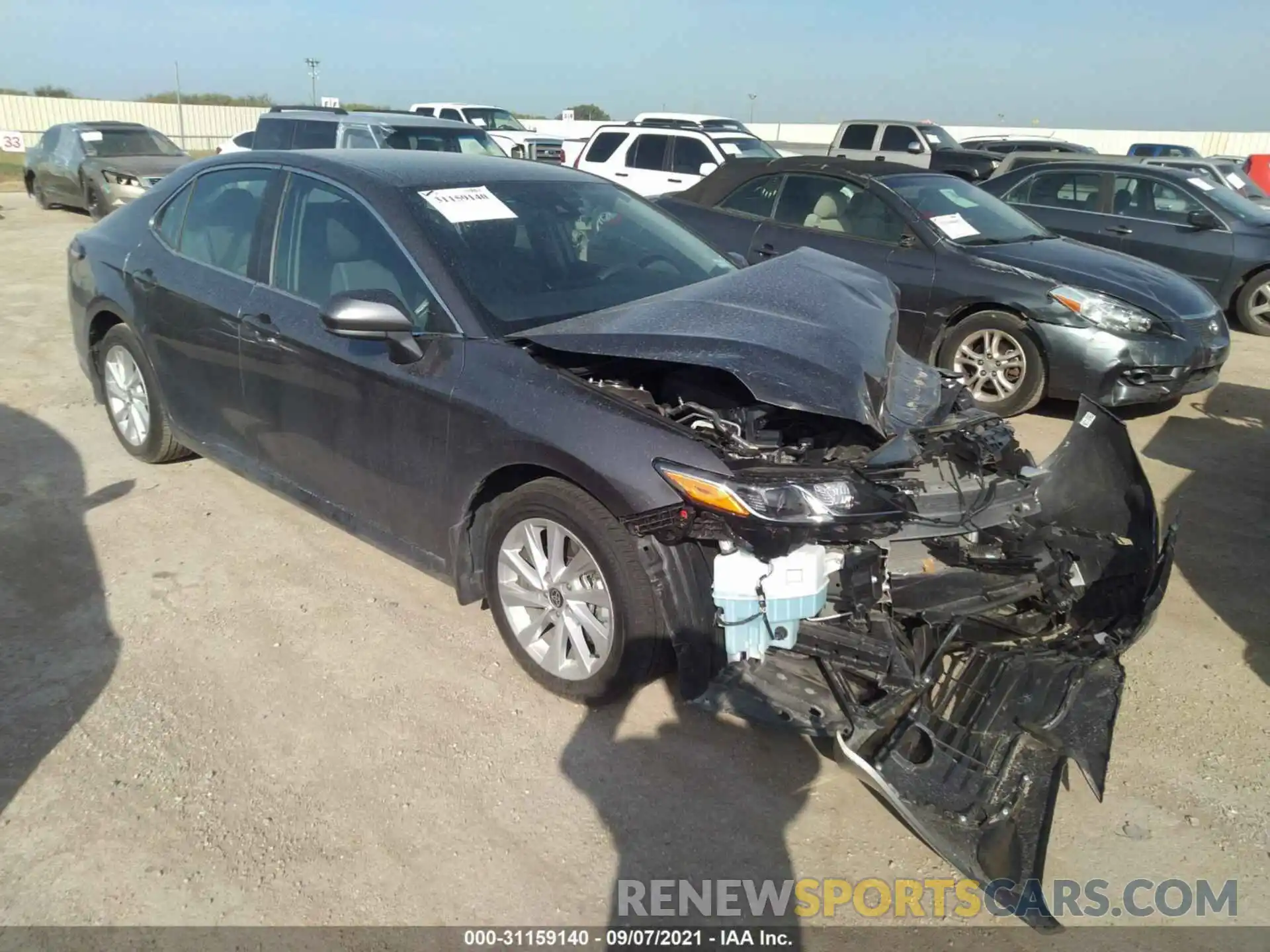 1 Photograph of a damaged car 4T1C11AK1MU458382 TOYOTA CAMRY 2021