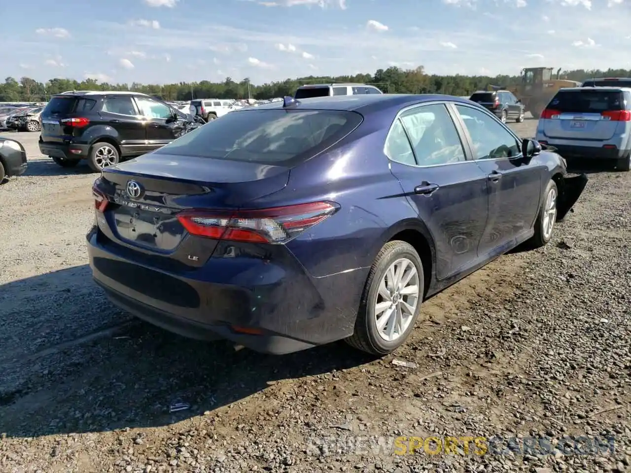 4 Photograph of a damaged car 4T1C11AK1MU459189 TOYOTA CAMRY 2021