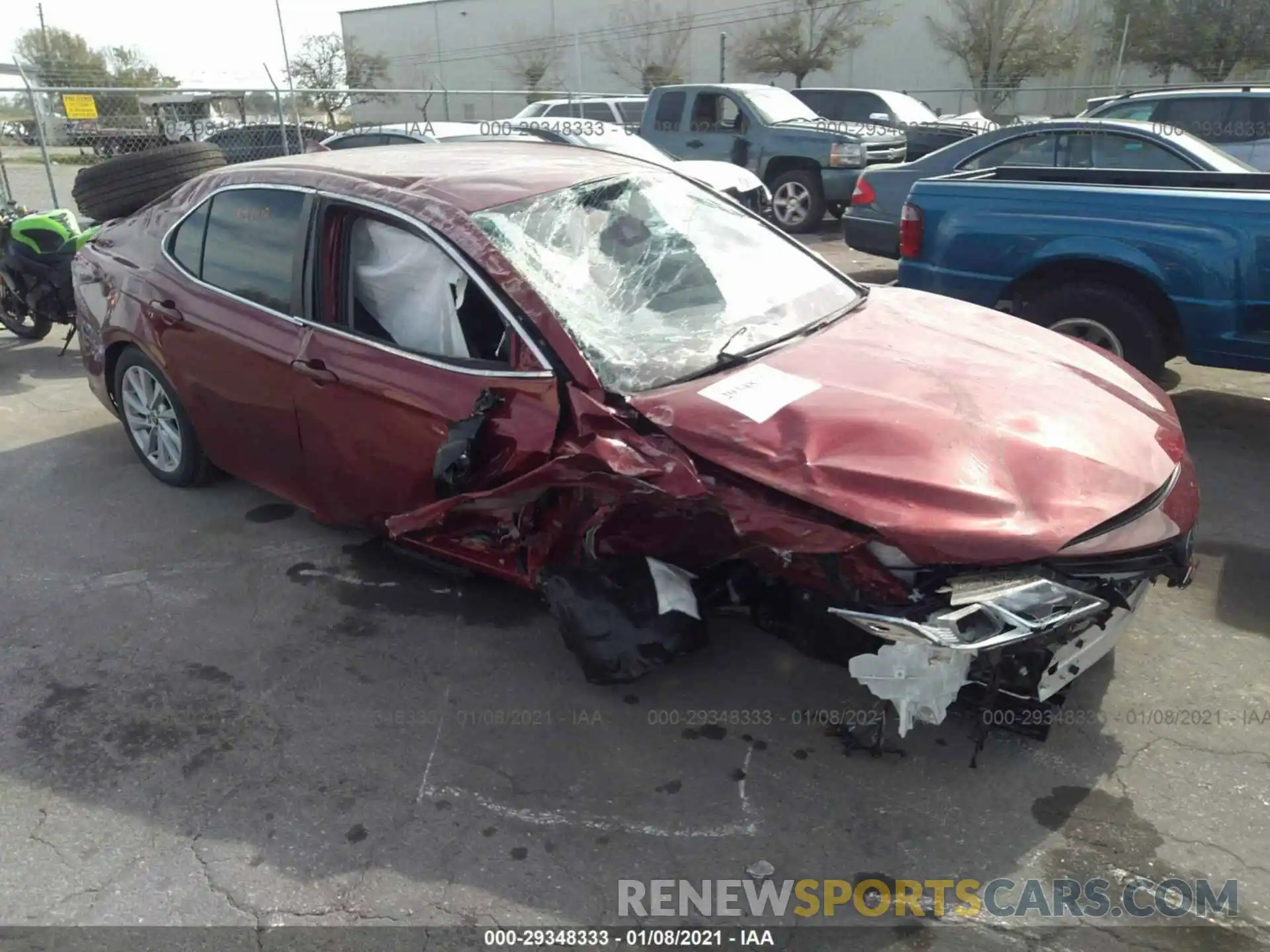 1 Photograph of a damaged car 4T1C11AK1MU515695 TOYOTA CAMRY 2021