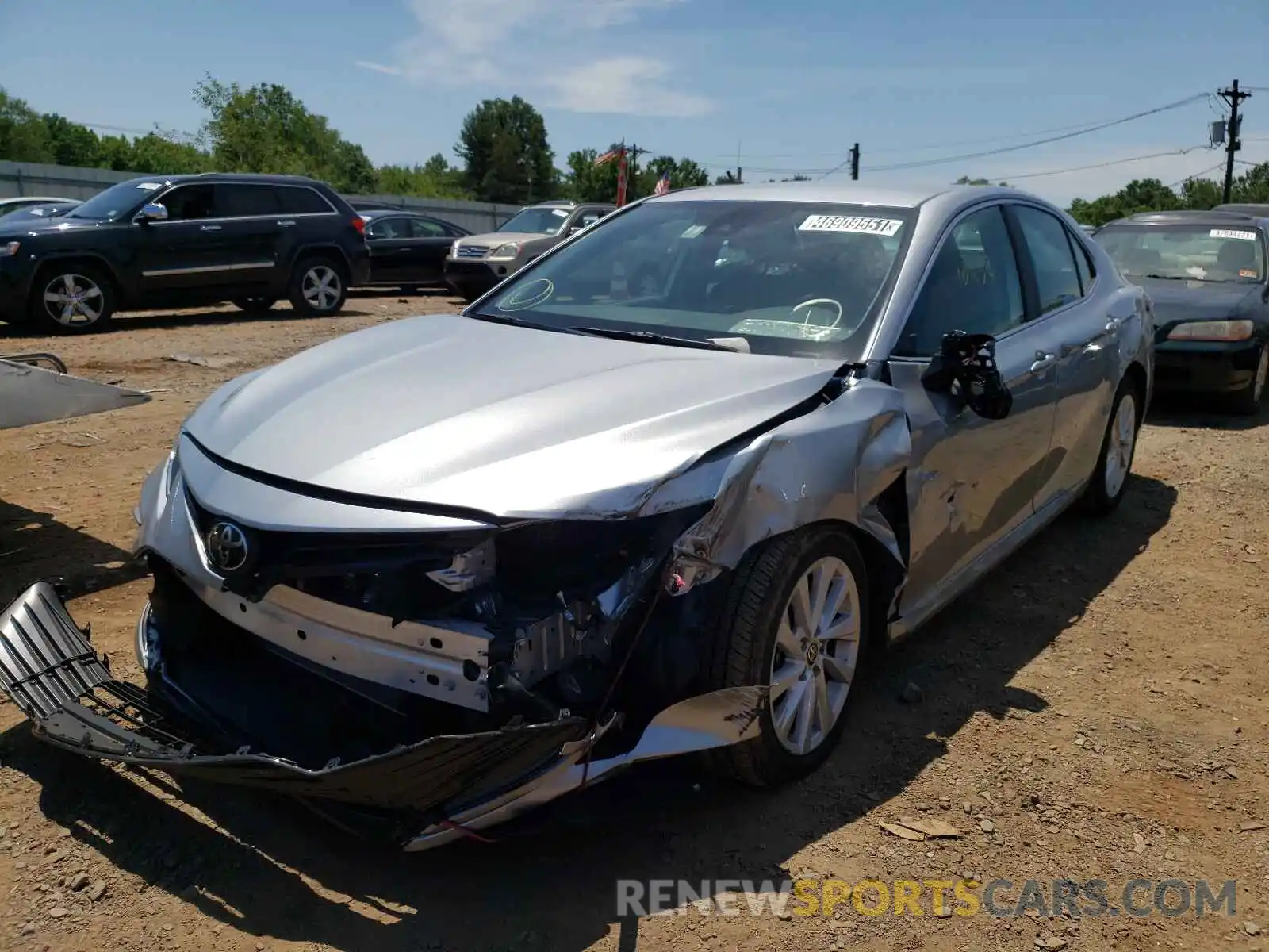 2 Photograph of a damaged car 4T1C11AK1MU516362 TOYOTA CAMRY 2021