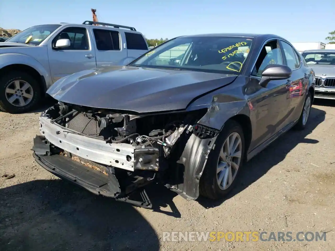 2 Photograph of a damaged car 4T1C11AK1MU518094 TOYOTA CAMRY 2021