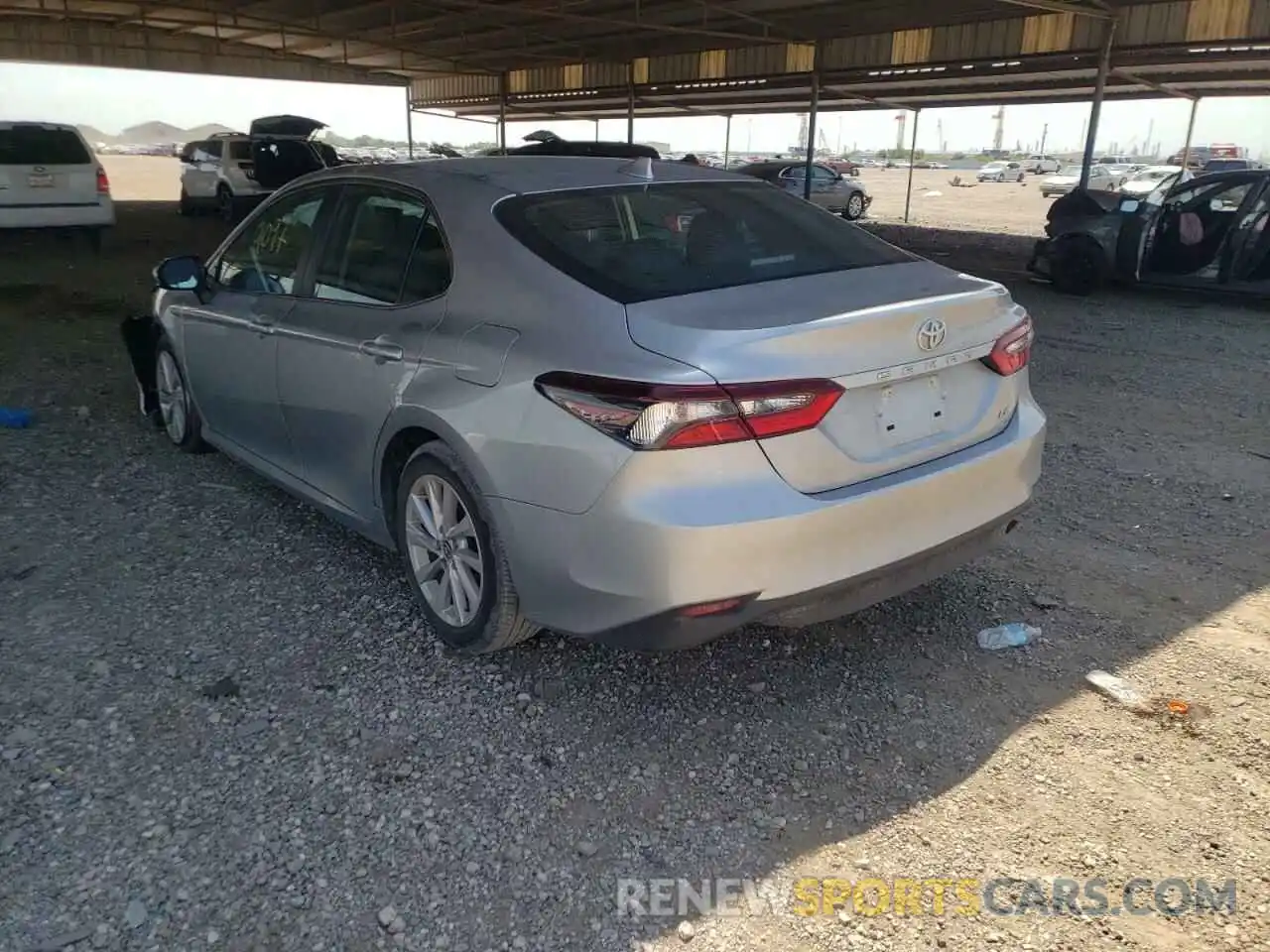 3 Photograph of a damaged car 4T1C11AK1MU521500 TOYOTA CAMRY 2021