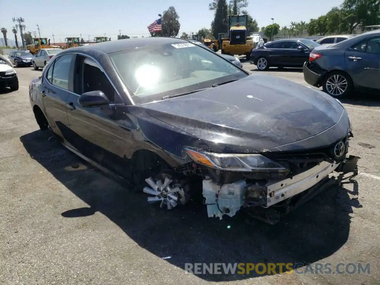 1 Photograph of a damaged car 4T1C11AK1MU527930 TOYOTA CAMRY 2021