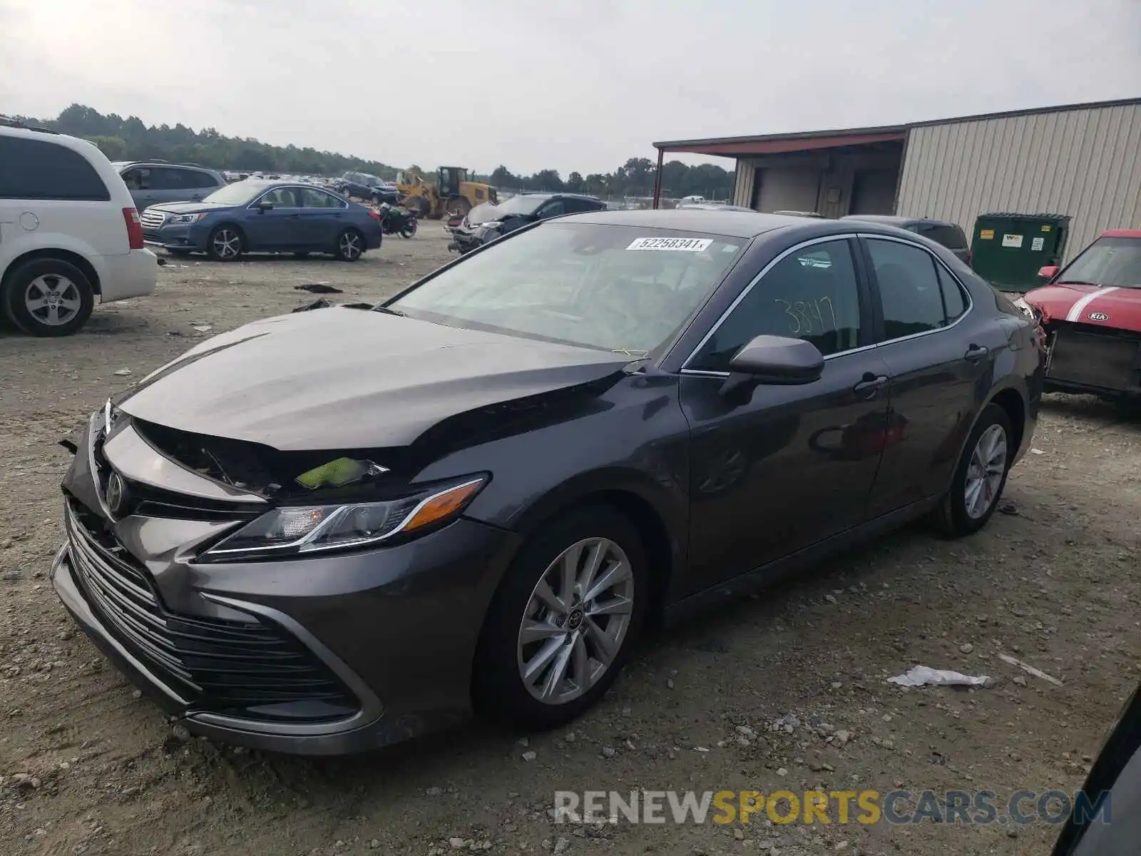 2 Photograph of a damaged car 4T1C11AK1MU536580 TOYOTA CAMRY 2021