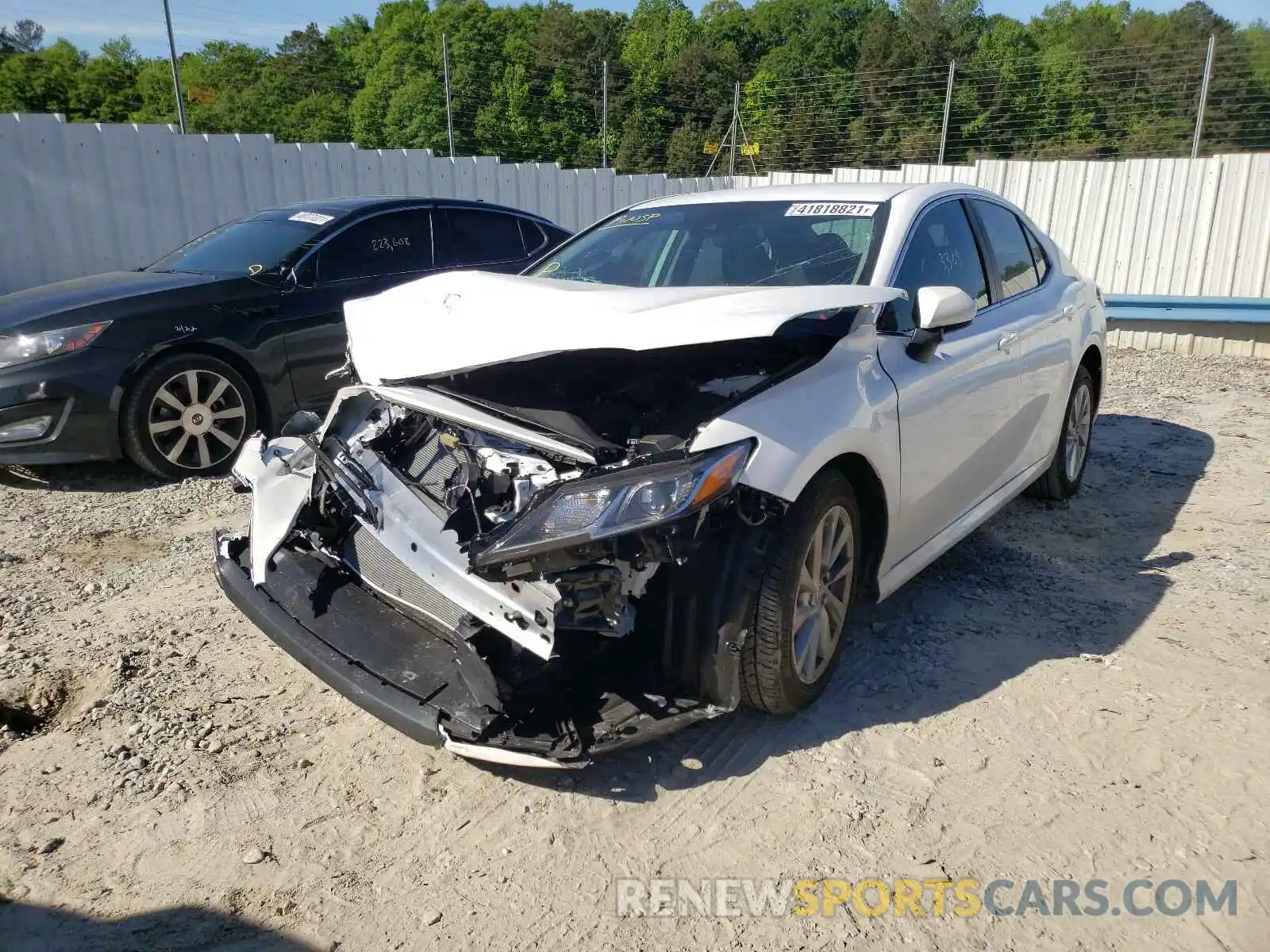 2 Photograph of a damaged car 4T1C11AK1MU547627 TOYOTA CAMRY 2021