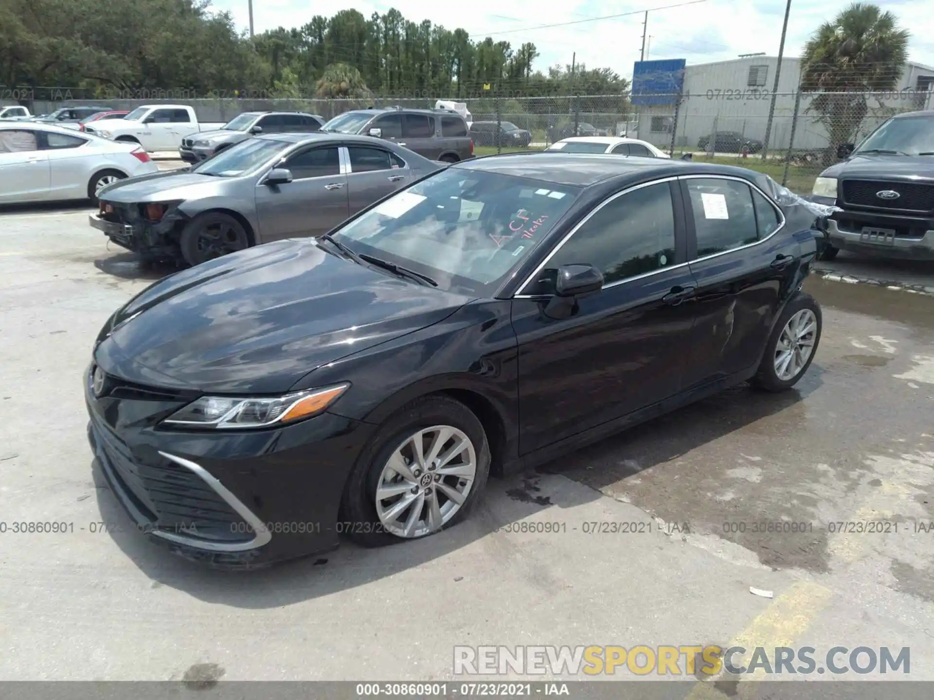 2 Photograph of a damaged car 4T1C11AK1MU552939 TOYOTA CAMRY 2021