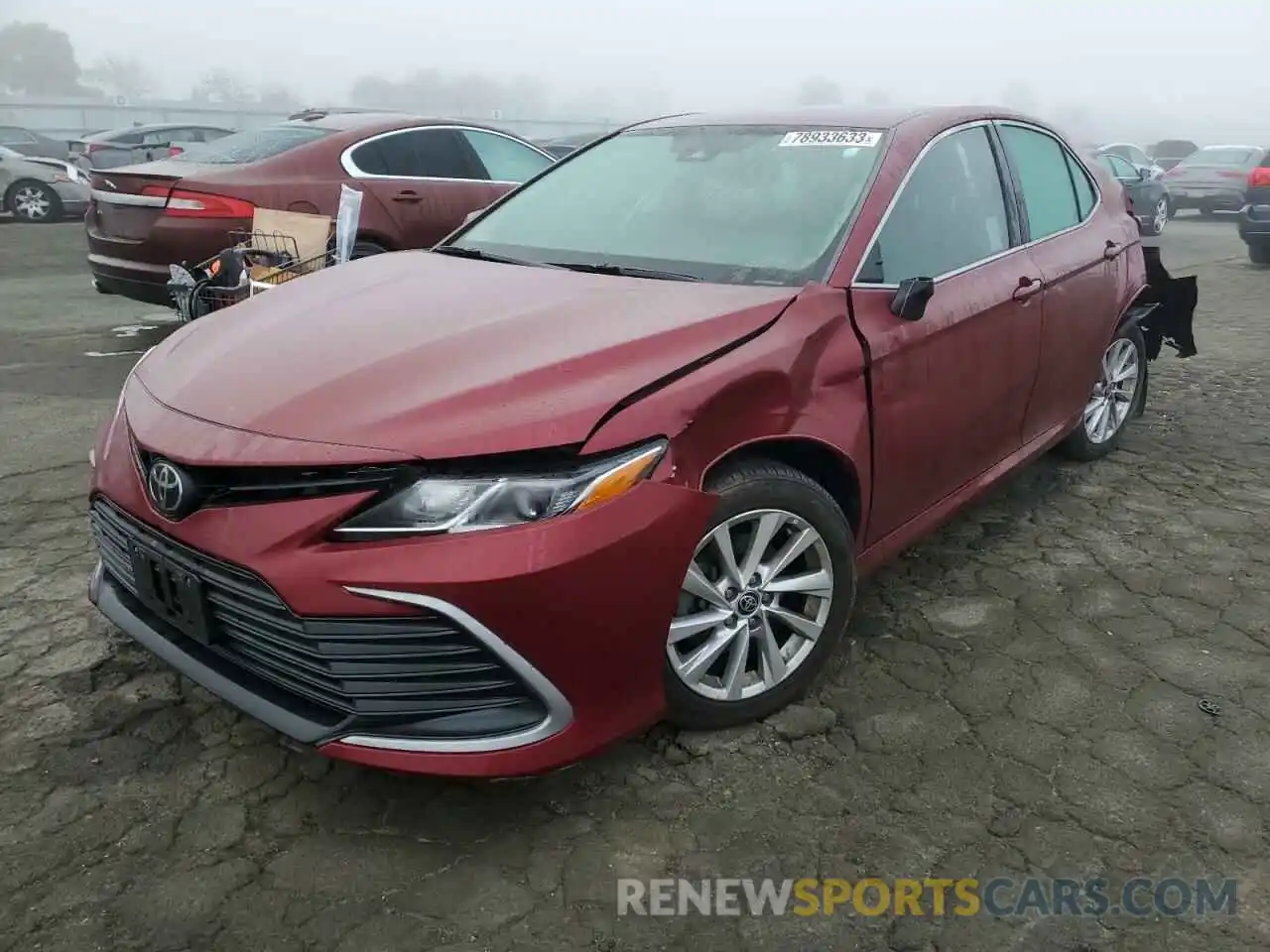 1 Photograph of a damaged car 4T1C11AK1MU556084 TOYOTA CAMRY 2021