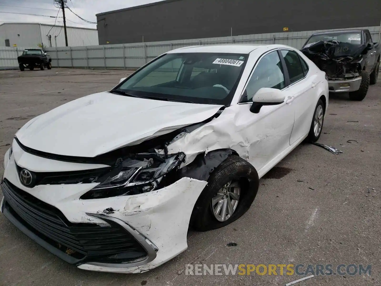 2 Photograph of a damaged car 4T1C11AK1MU558689 TOYOTA CAMRY 2021