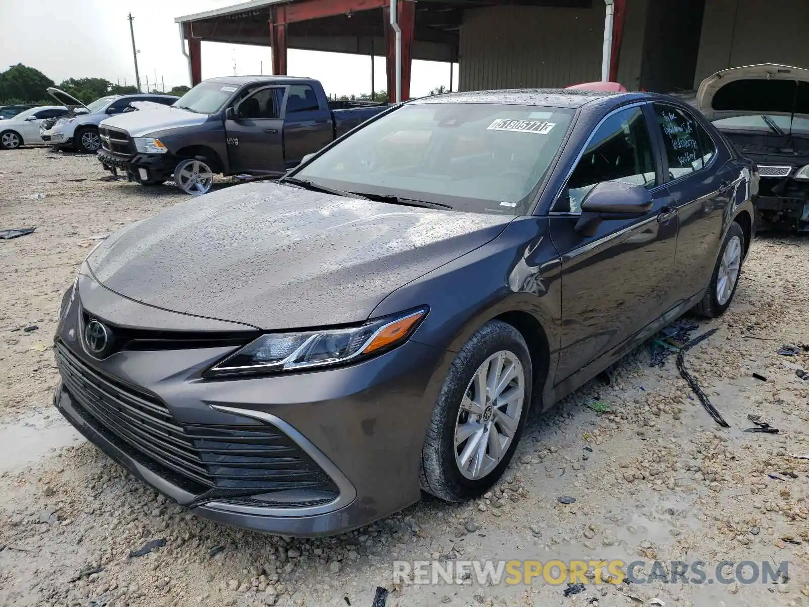 2 Photograph of a damaged car 4T1C11AK1MU561978 TOYOTA CAMRY 2021