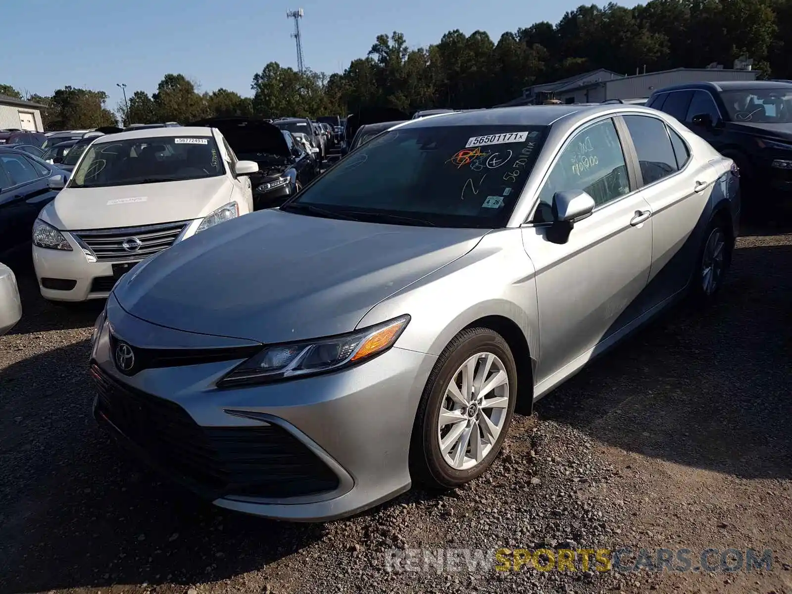 2 Photograph of a damaged car 4T1C11AK1MU568610 TOYOTA CAMRY 2021