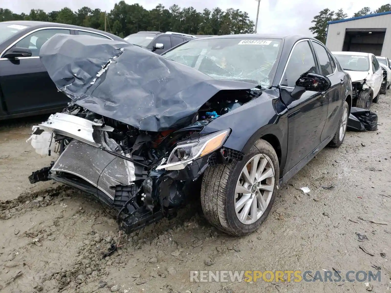 2 Photograph of a damaged car 4T1C11AK1MU574200 TOYOTA CAMRY 2021