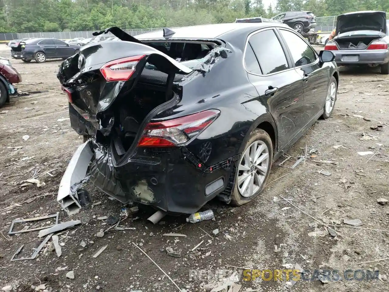 4 Photograph of a damaged car 4T1C11AK1MU578148 TOYOTA CAMRY 2021