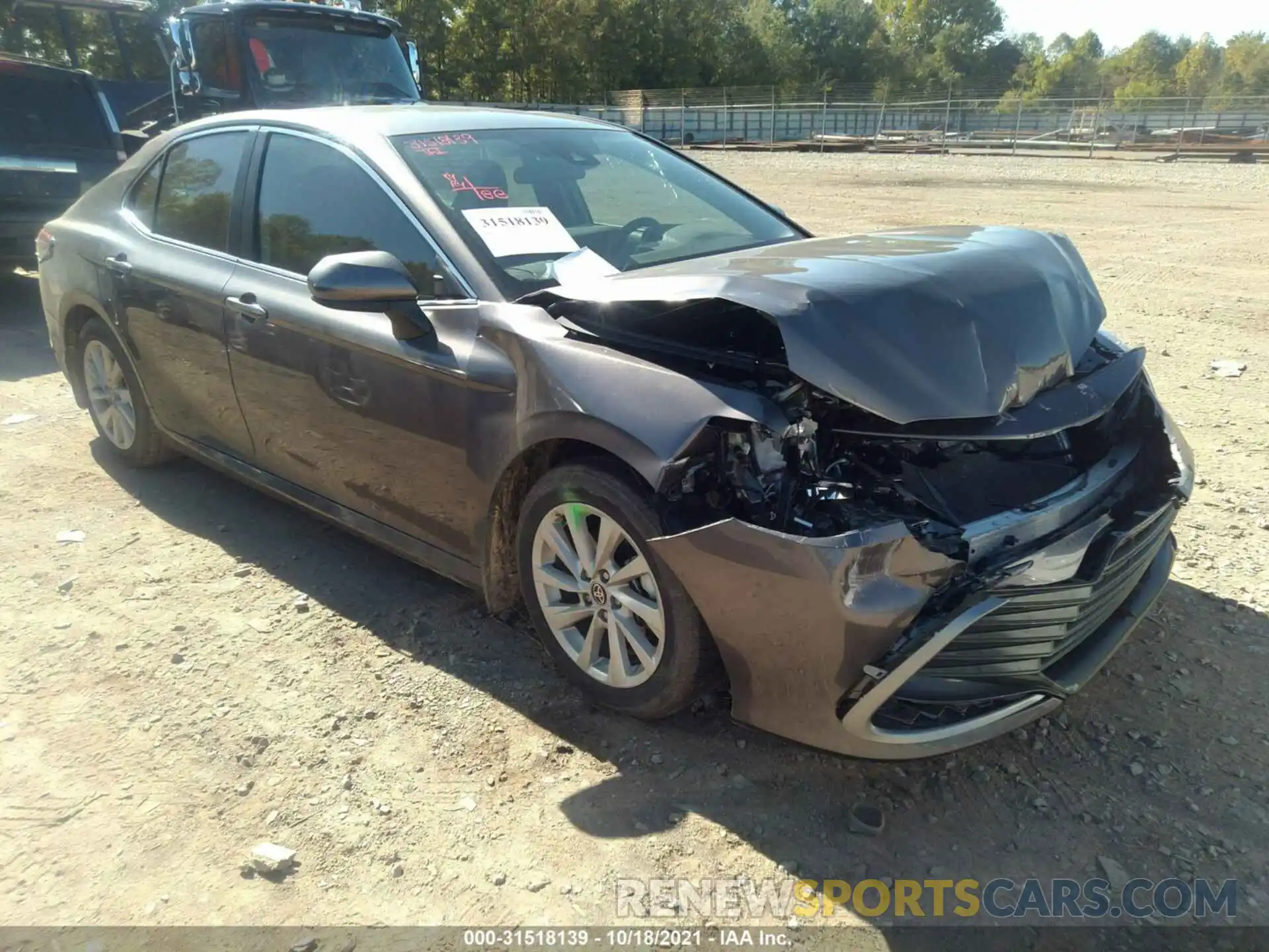 1 Photograph of a damaged car 4T1C11AK1MU588713 TOYOTA CAMRY 2021