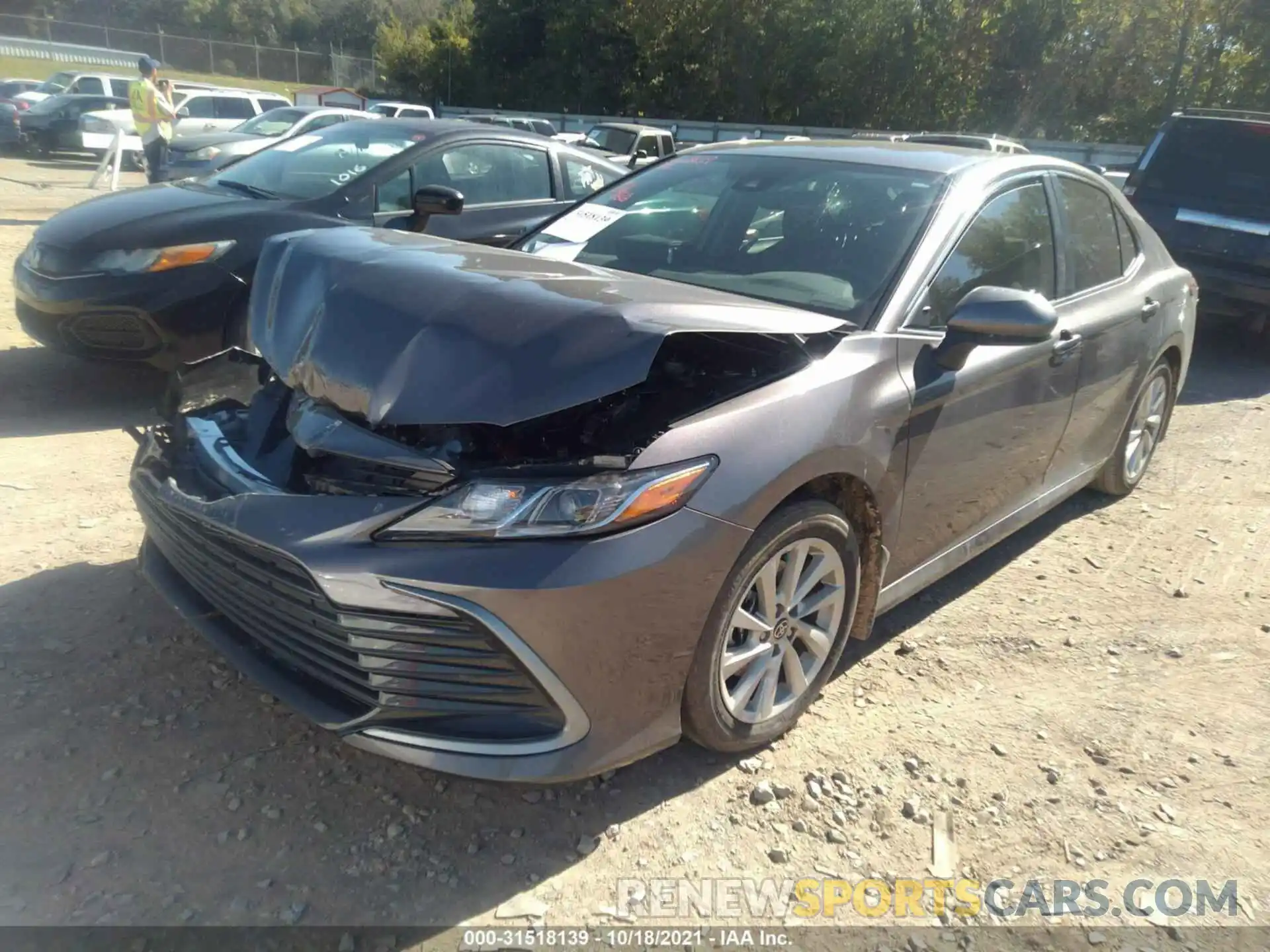 2 Photograph of a damaged car 4T1C11AK1MU588713 TOYOTA CAMRY 2021