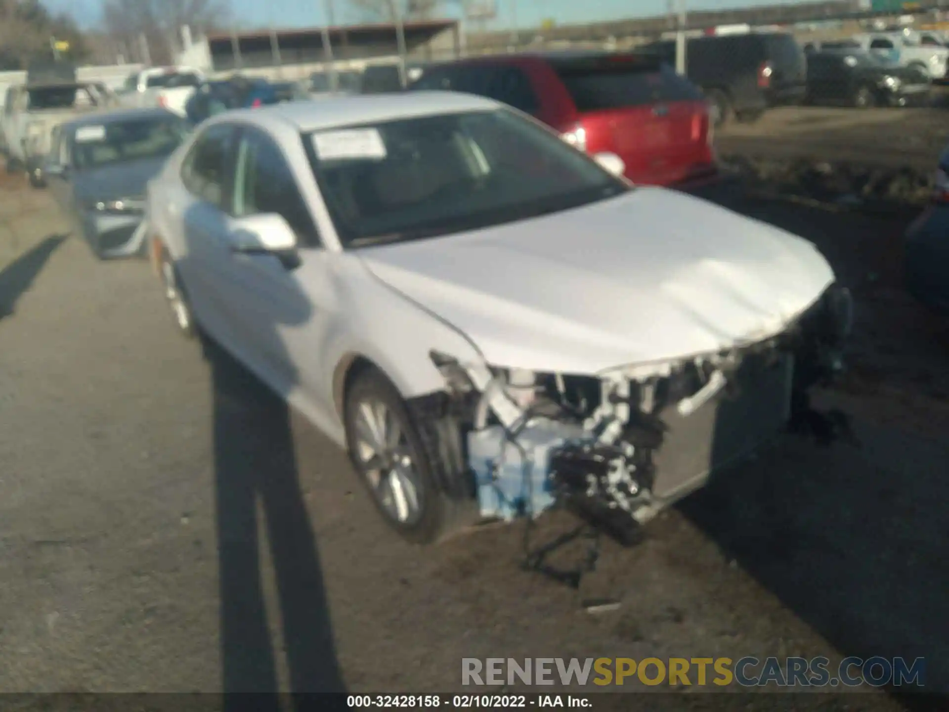 1 Photograph of a damaged car 4T1C11AK1MU591191 TOYOTA CAMRY 2021