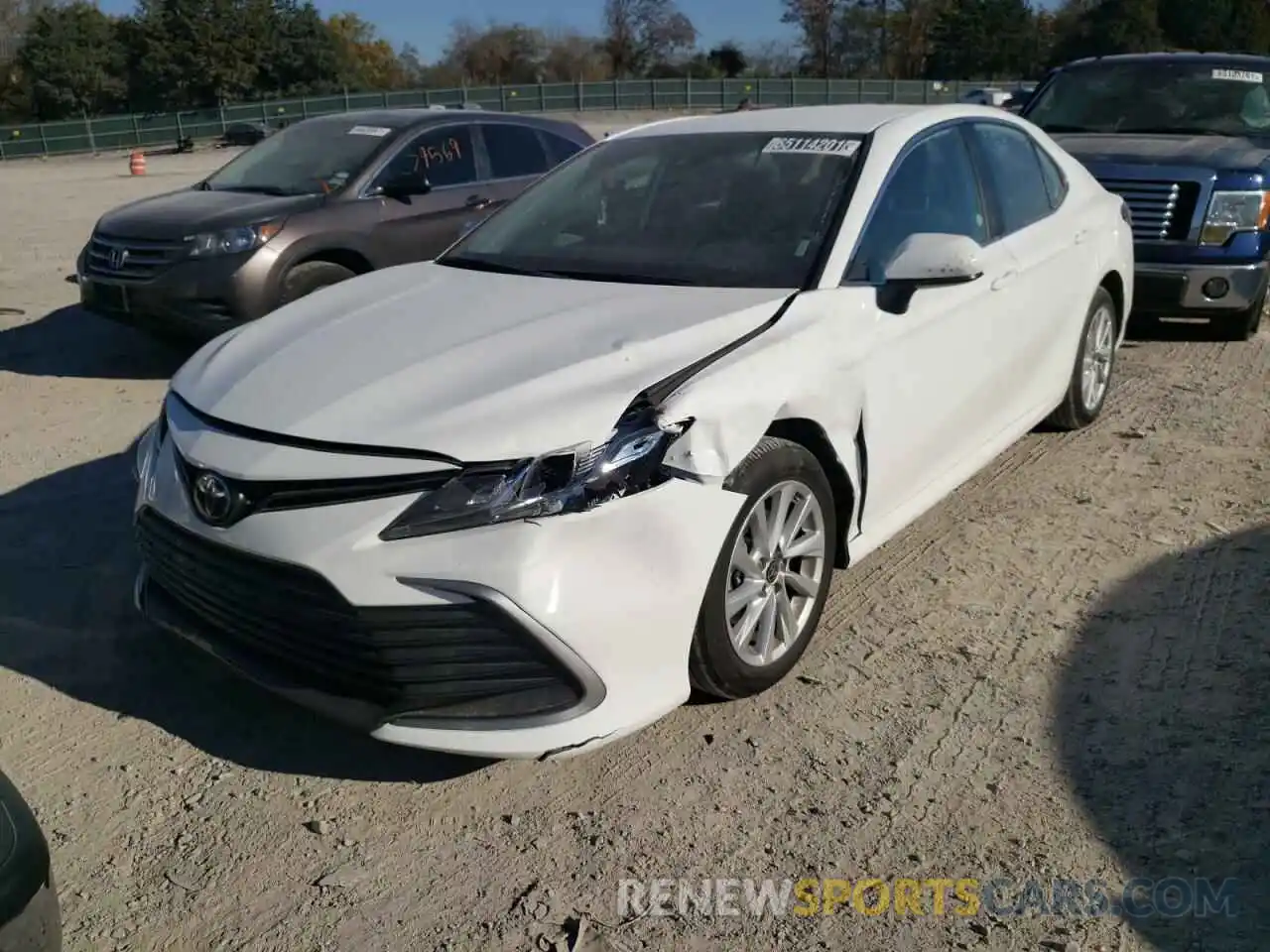 2 Photograph of a damaged car 4T1C11AK1MU593460 TOYOTA CAMRY 2021