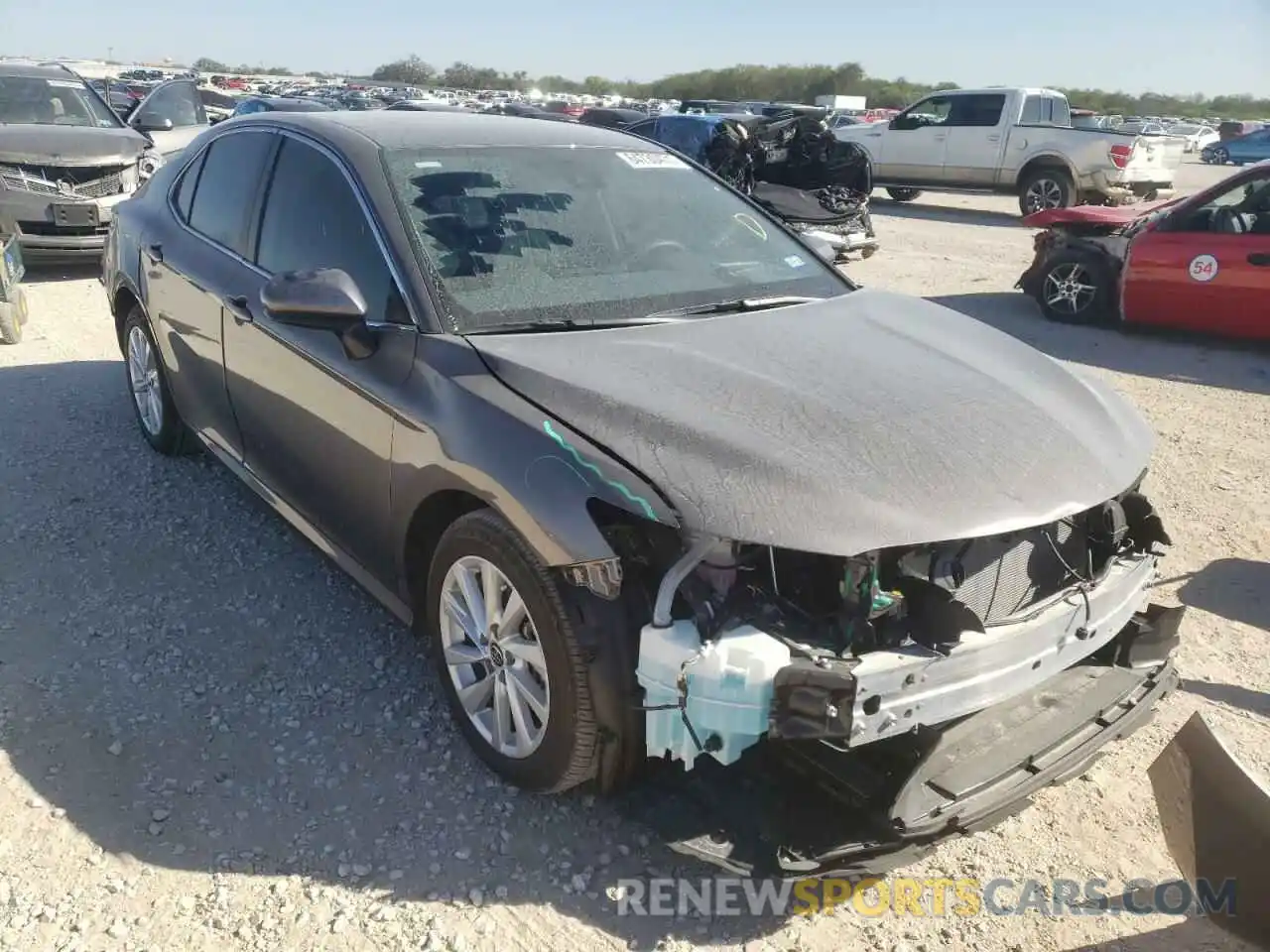 1 Photograph of a damaged car 4T1C11AK1MU598612 TOYOTA CAMRY 2021