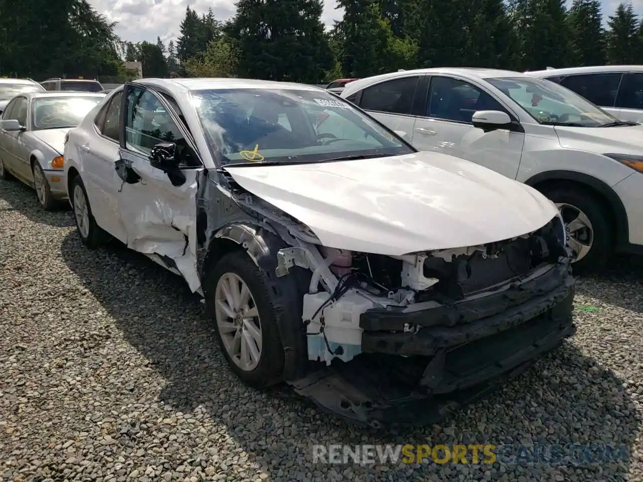 1 Photograph of a damaged car 4T1C11AK1MU601265 TOYOTA CAMRY 2021