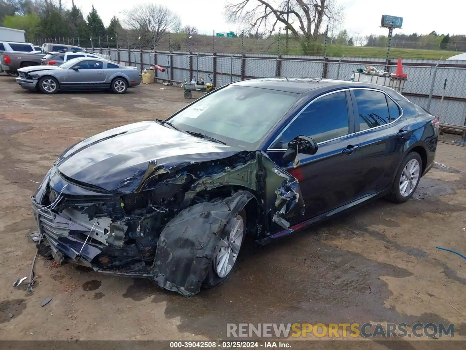 2 Photograph of a damaged car 4T1C11AK1MU612038 TOYOTA CAMRY 2021