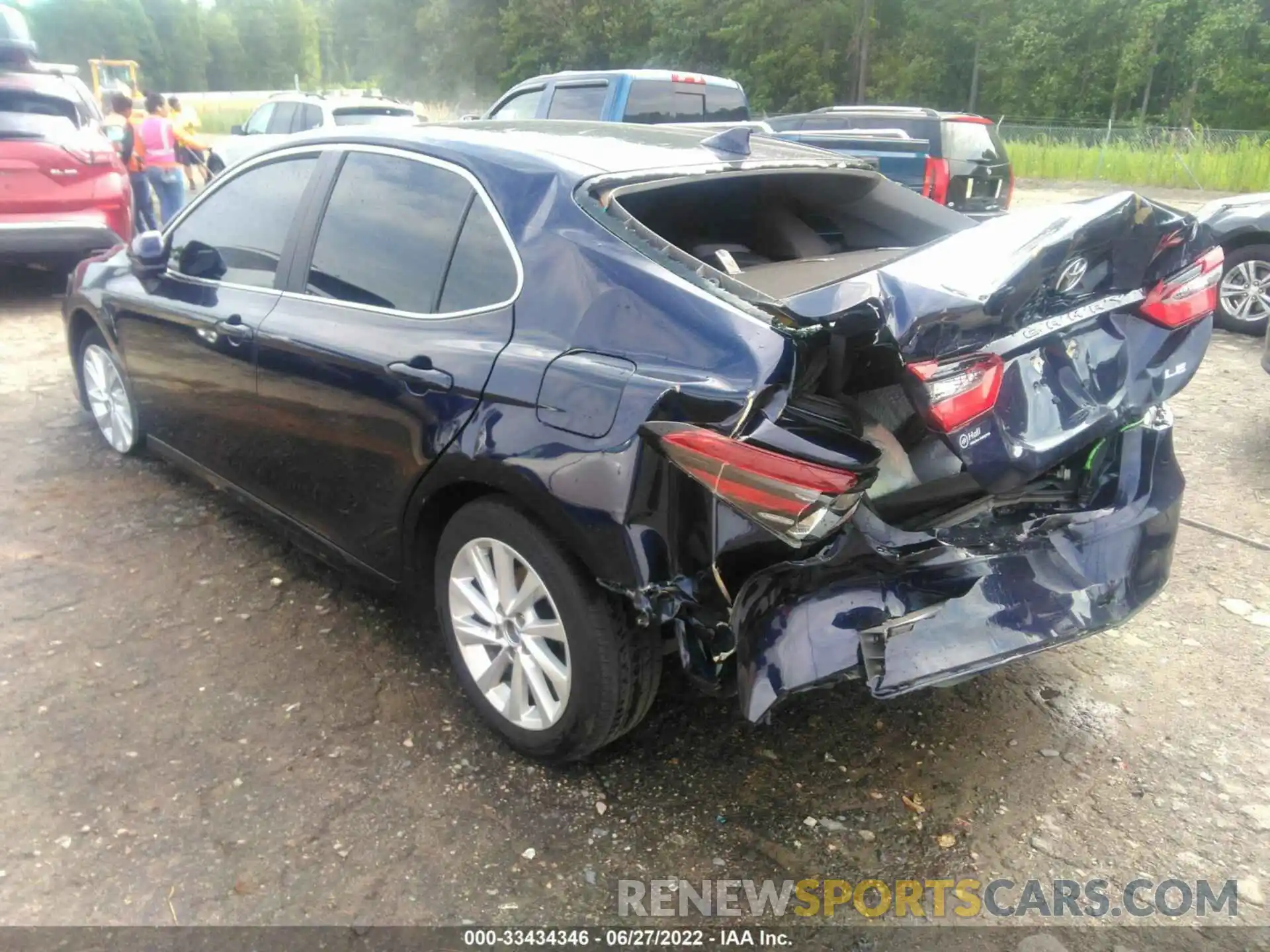 3 Photograph of a damaged car 4T1C11AK2MU409692 TOYOTA CAMRY 2021